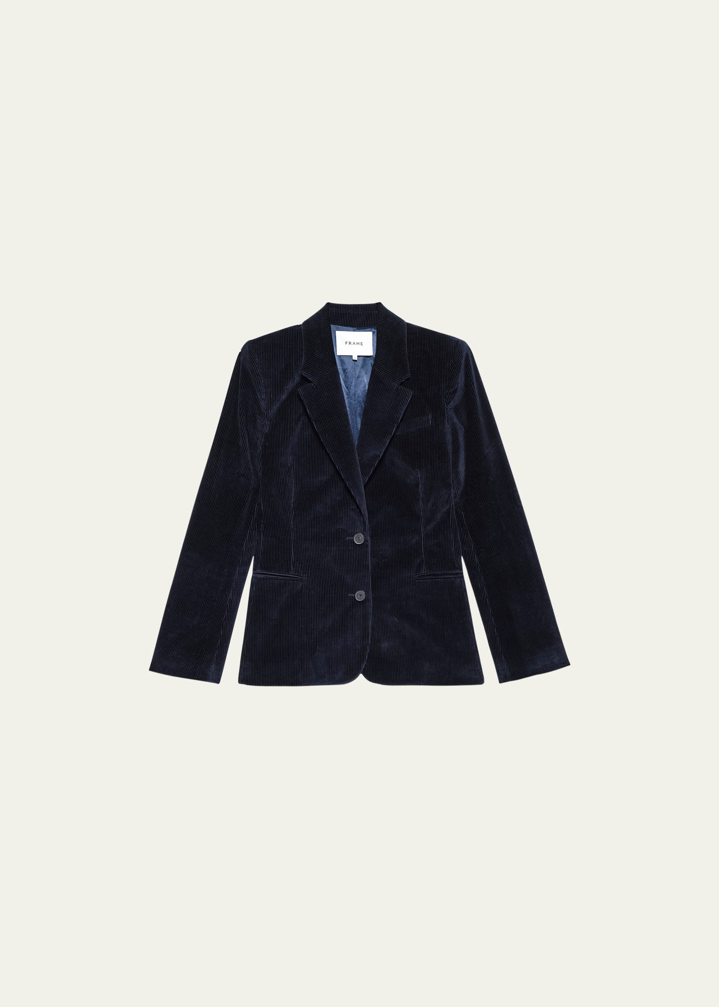 Frame Stretch Cotton Corduroy Blazer In Navy