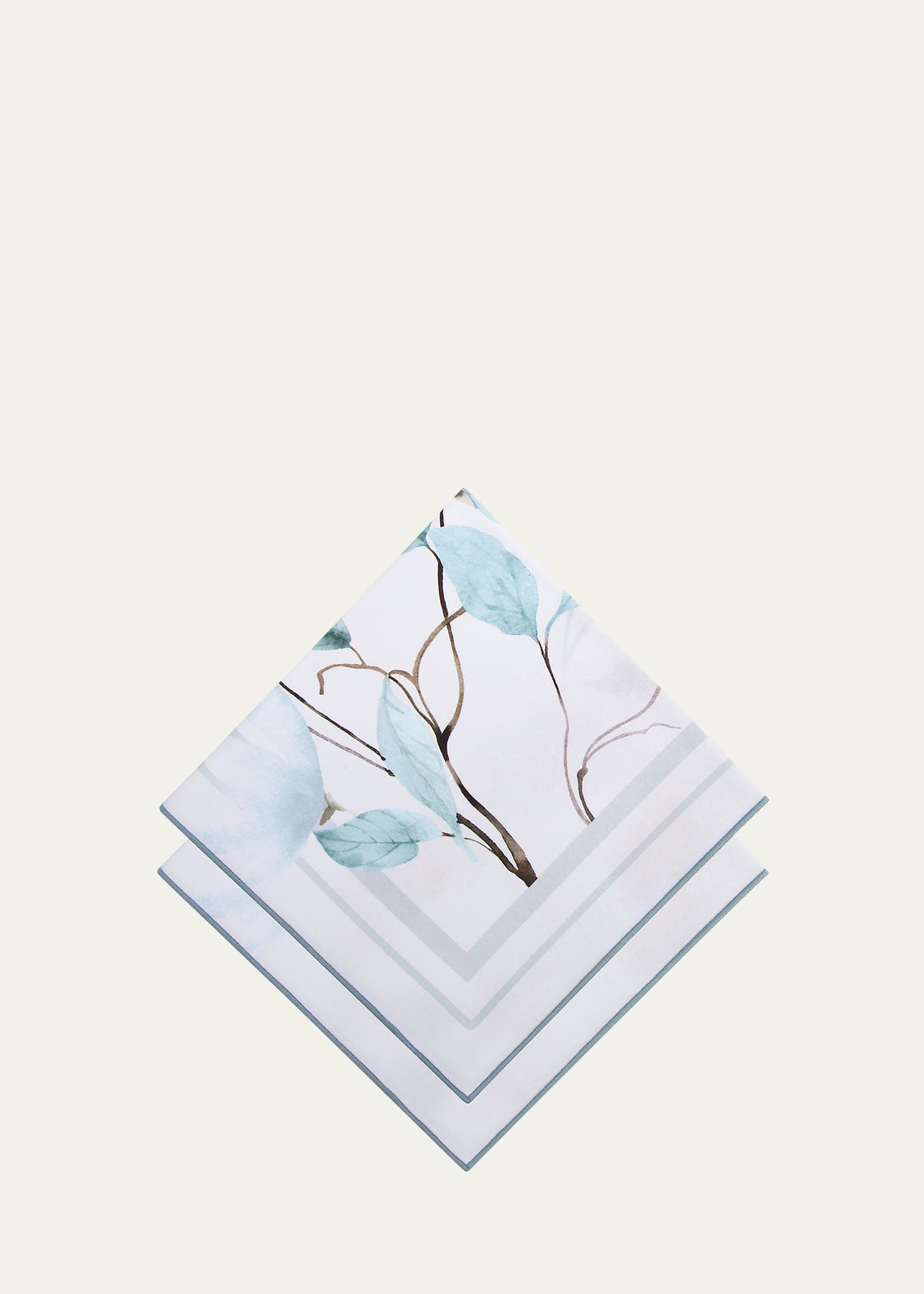 The Lino Japan 20" Napkins, Set Of 2 In Aqua