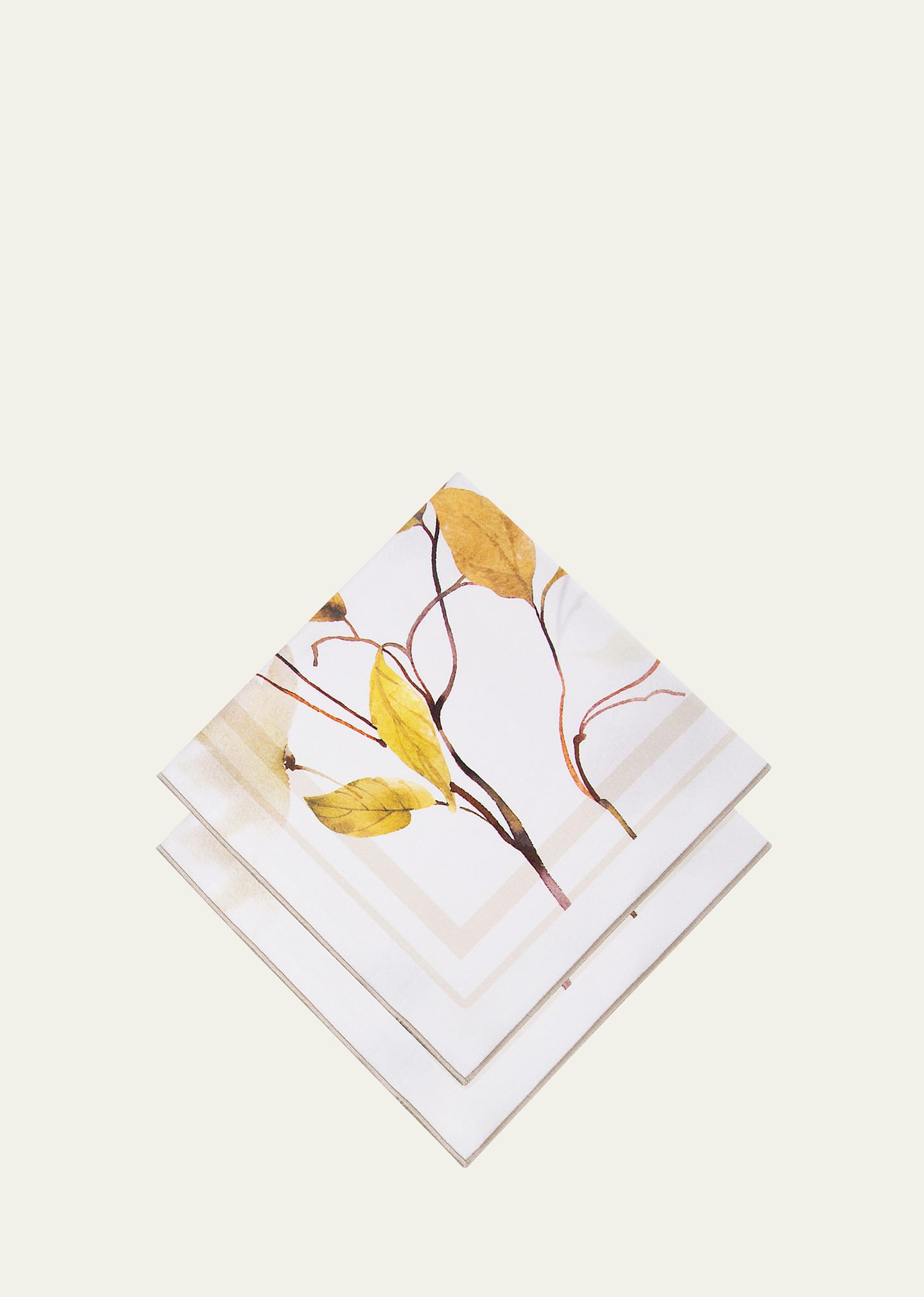 The Lino Japan 20" Napkins, Set Of 2 In Yellow