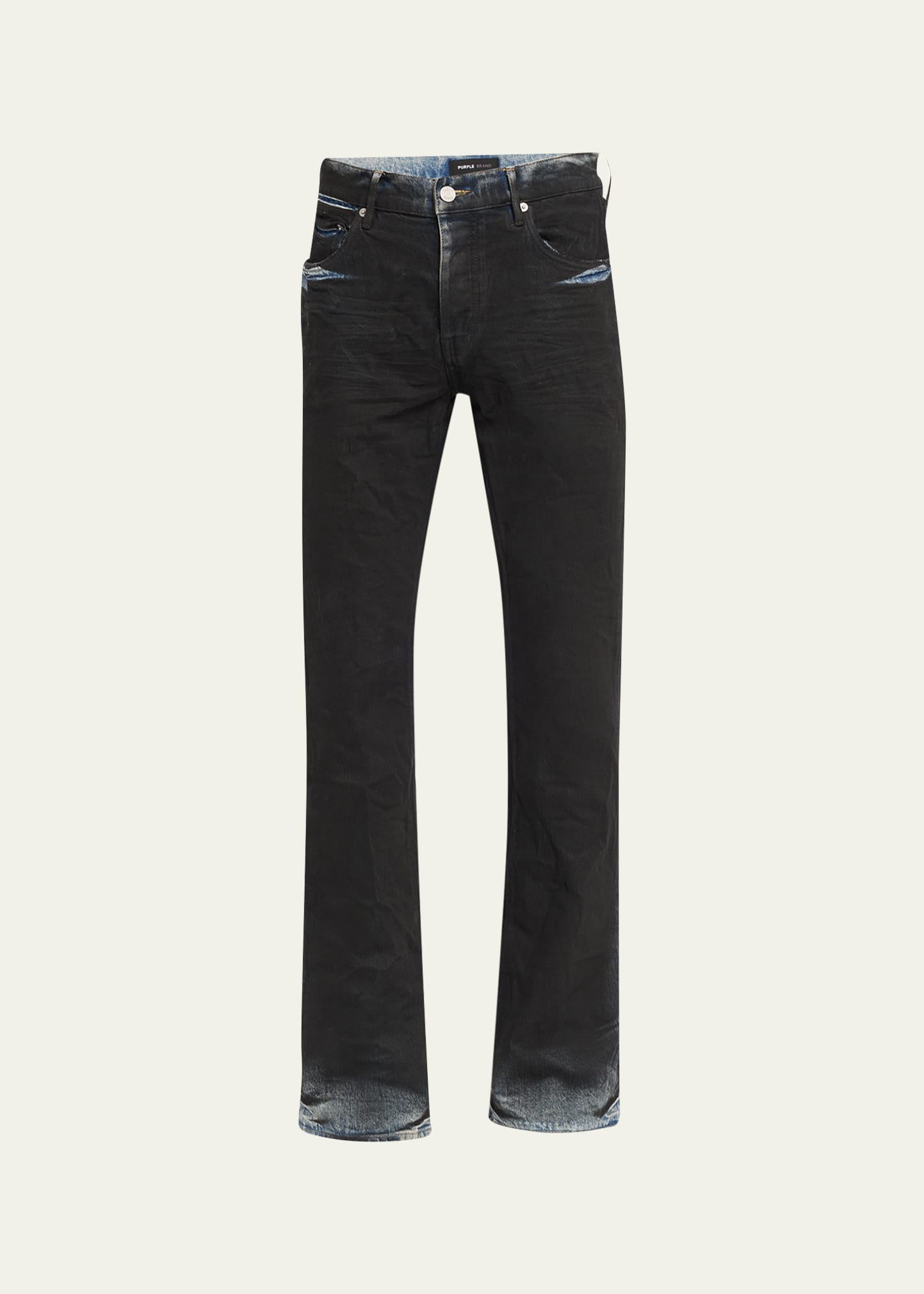 Men's Dirty Coated Flare Jeans