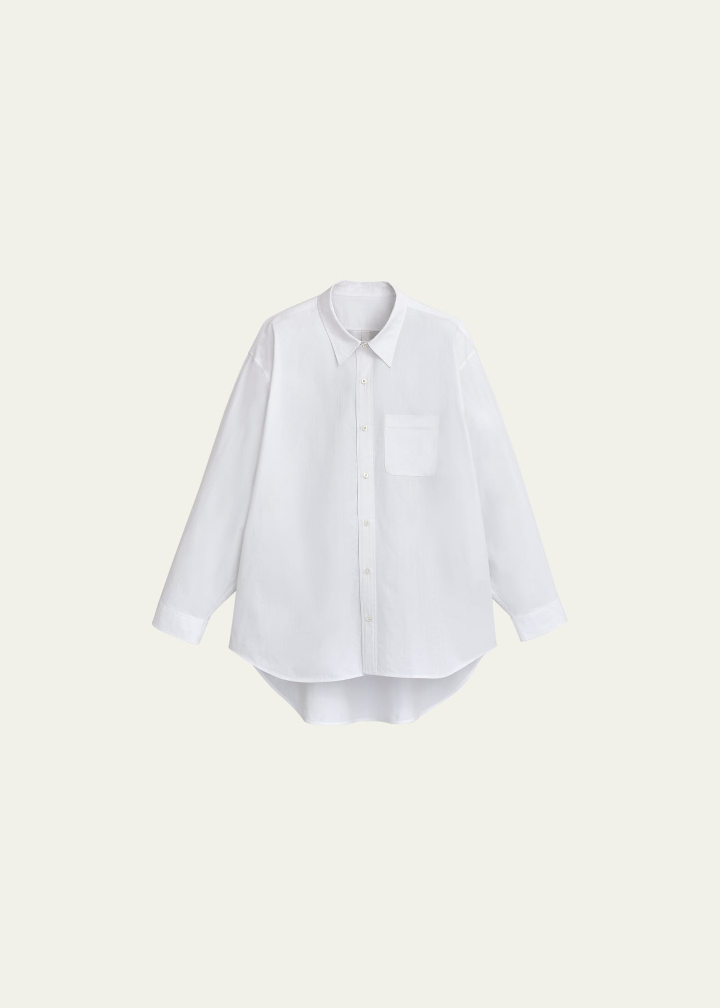 Marc Jacobs Oversized Long-sleeve Shirt In White