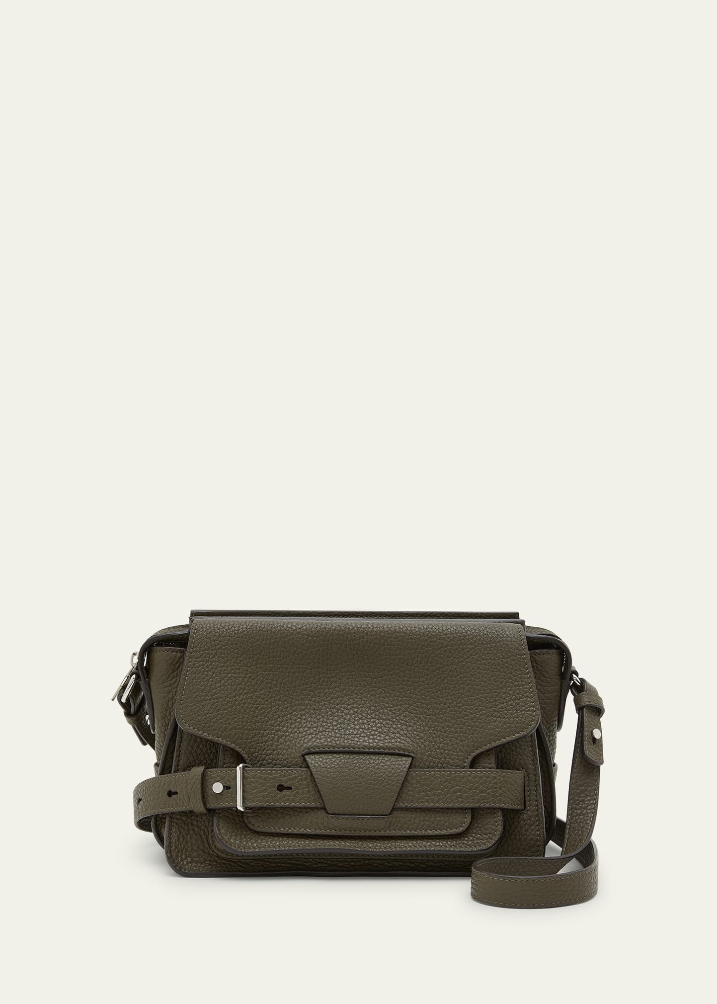 Beacon Saddle Leather Crossbody Bag