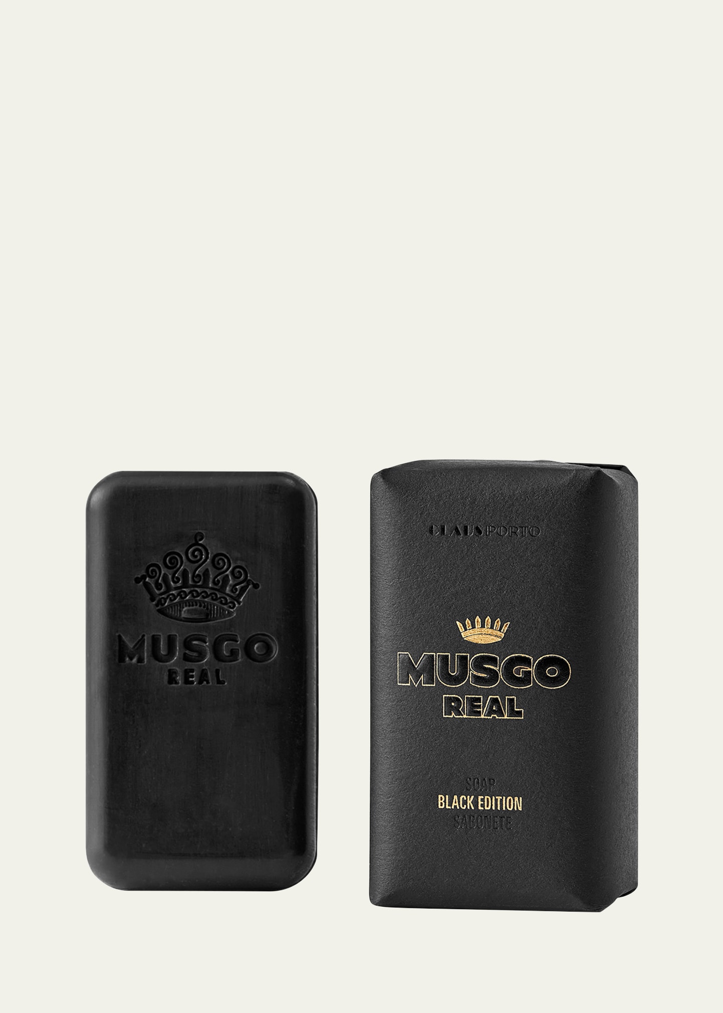 Claus Porto Musgo Real Mini Soap Bar Black Edition, 1.8 oz