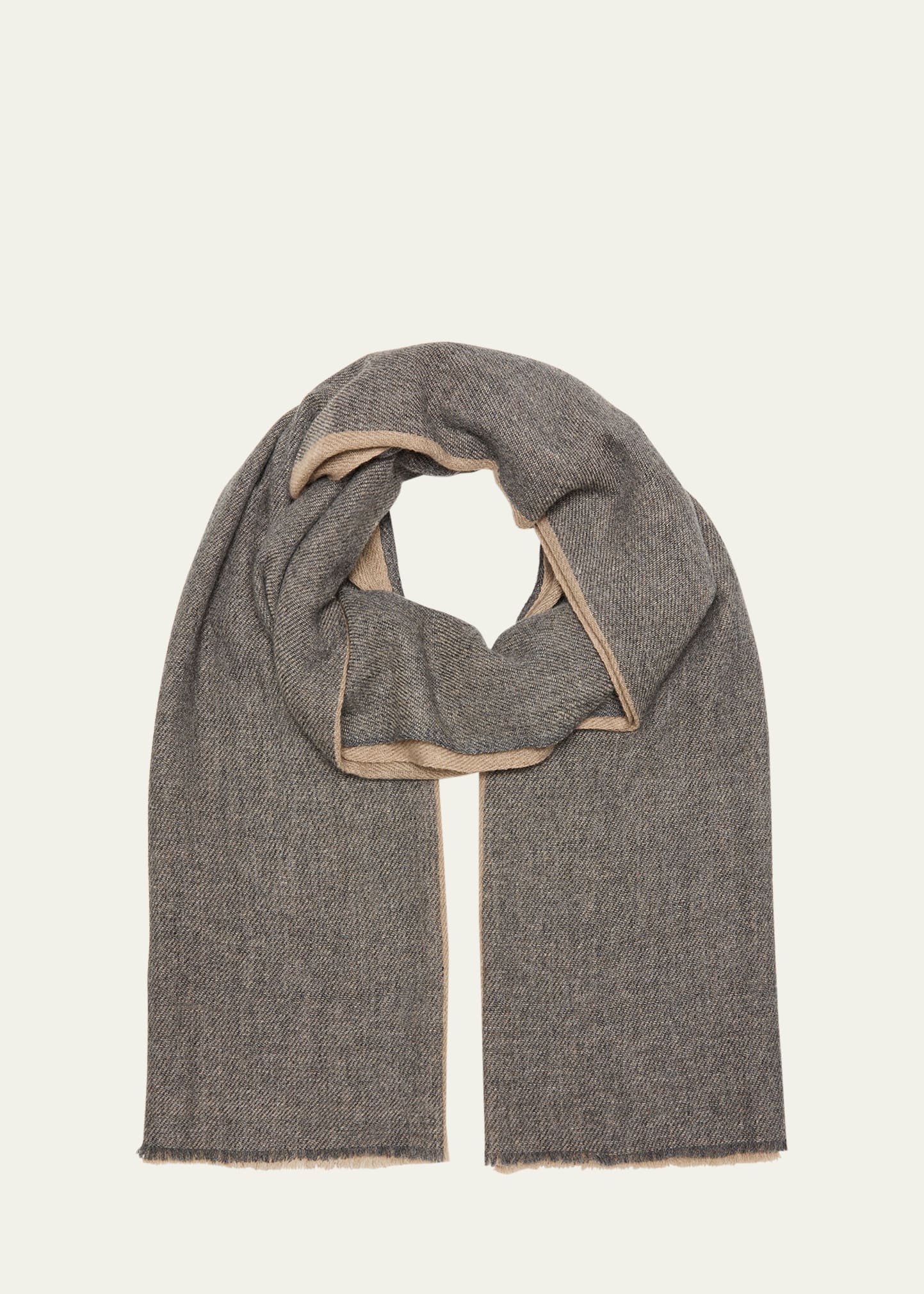 Half + Half Cashmere Stole