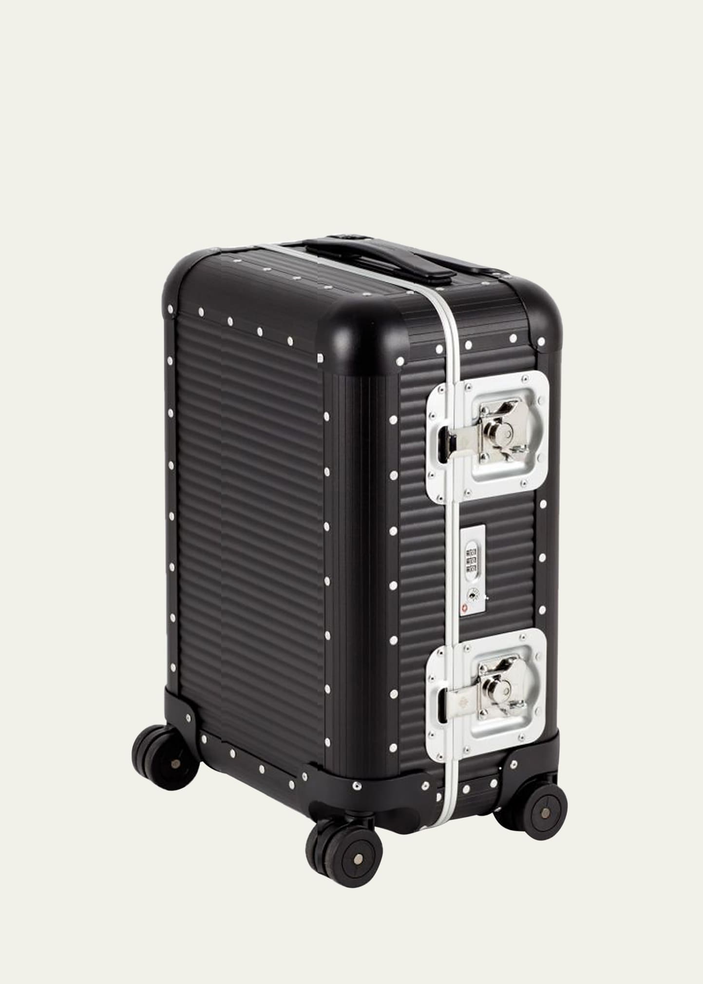 Fpm Milano Bank 53 Carry-on Luggage In Caviar Black