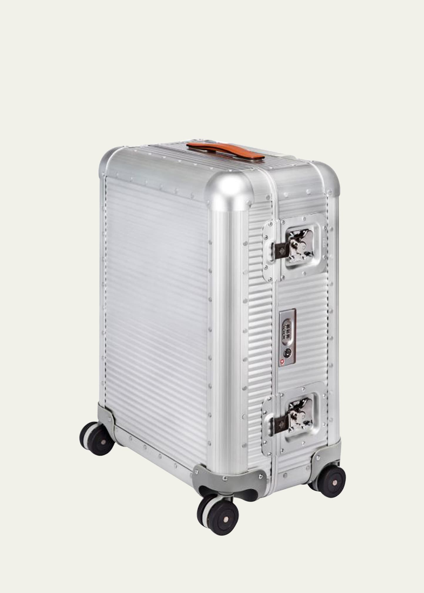 Shop Fpm Milano Bank 53 Carry-on Luggage In Moonlight Silver