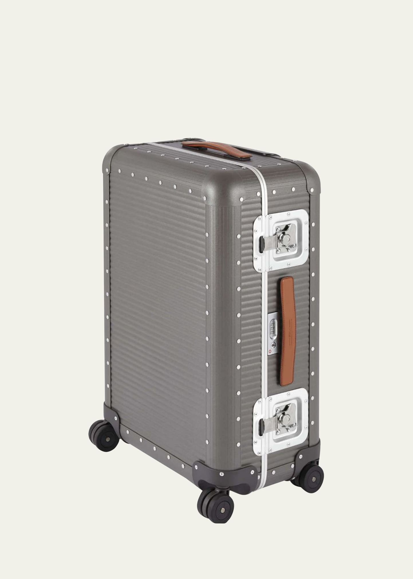 FPM Milano Bank S Studded Aluminium Vanity Case - Silver