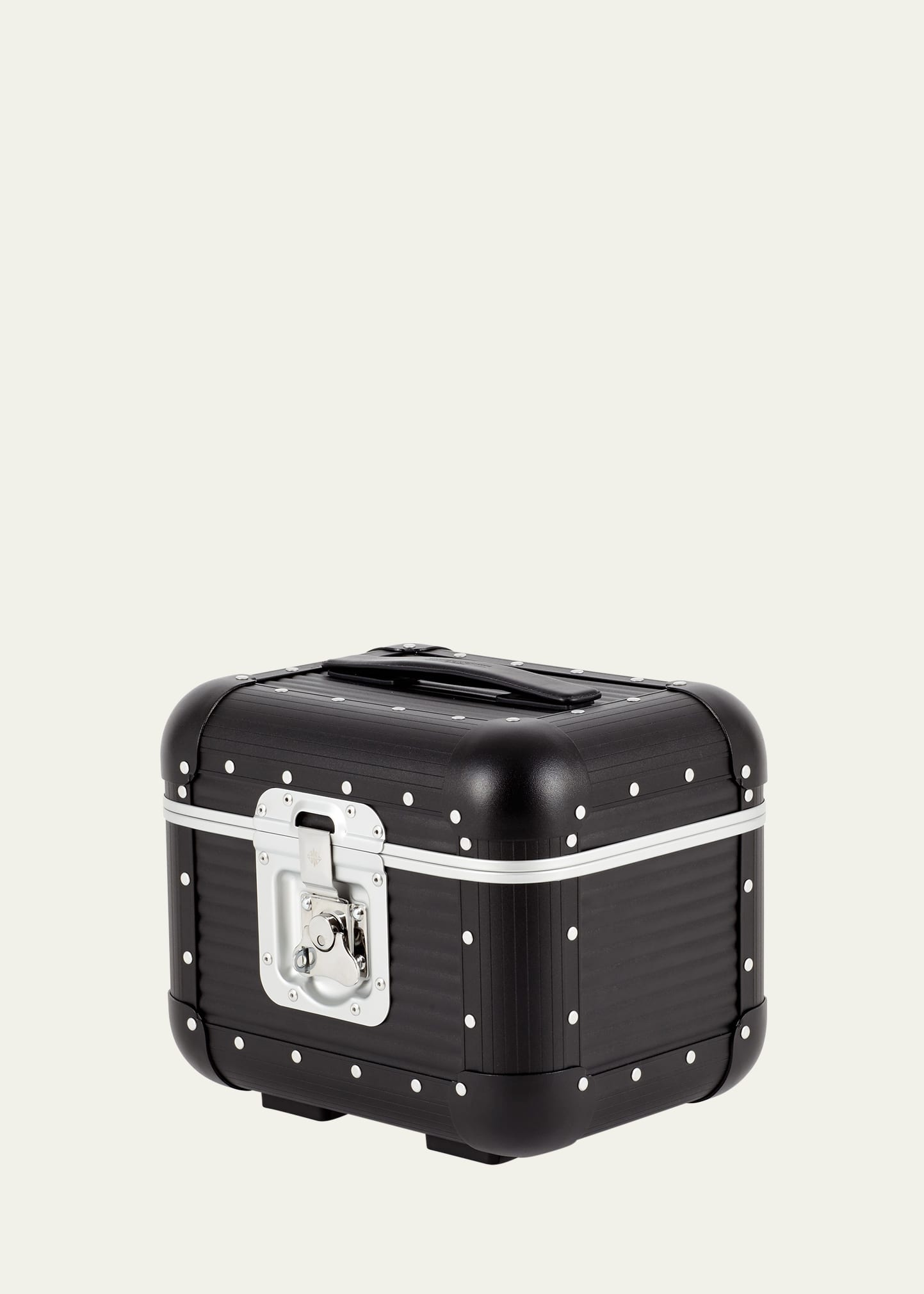 FPM Milano Bank S Studded Aluminium Vanity Case - Silver