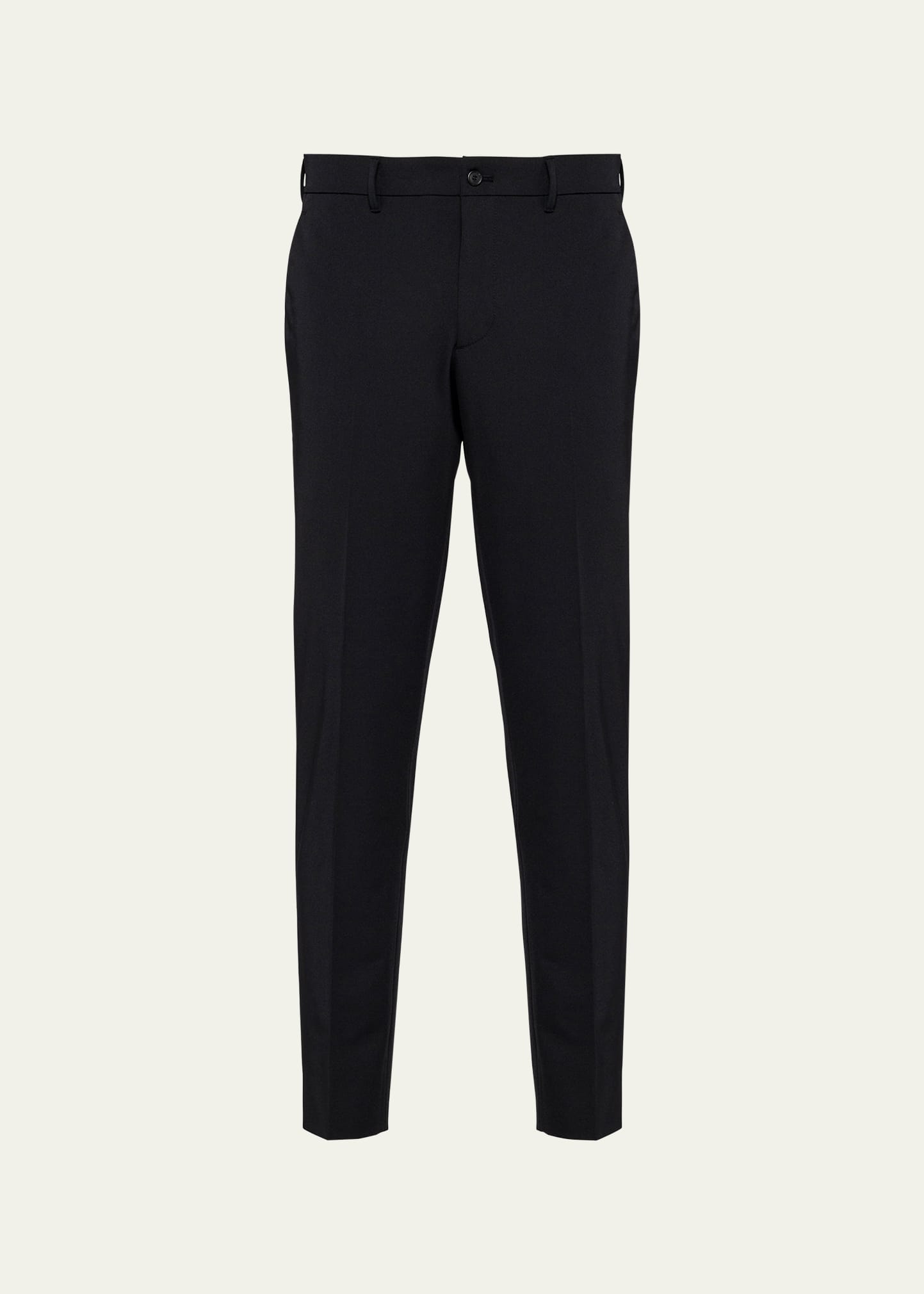 Prada Men's Techno Stretch Pants In Nero