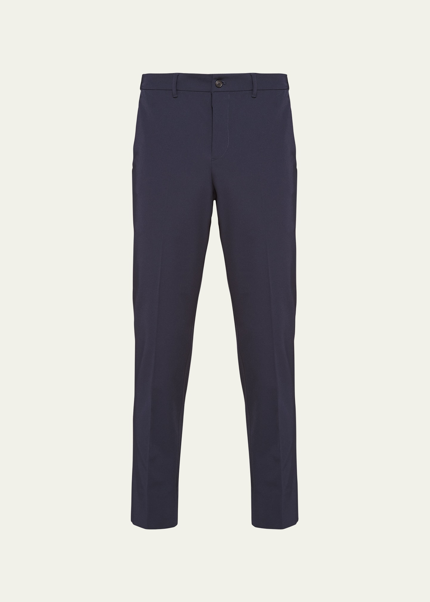 Prada Techno Stretch Pants In Blue