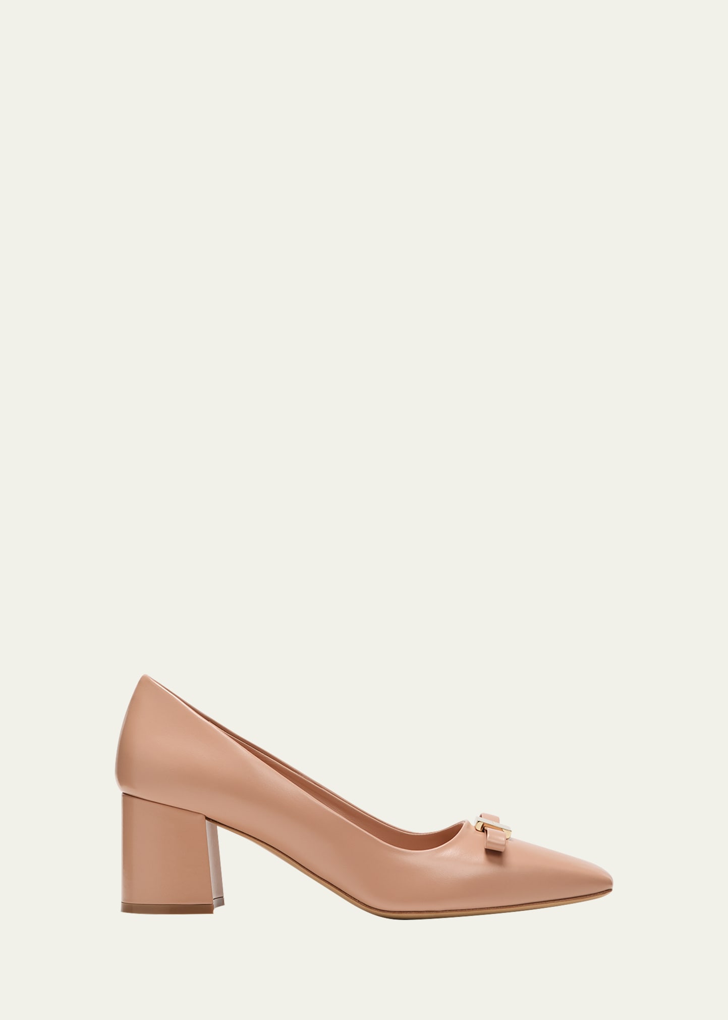 Ferragamo Lena Lambskin Bow Ballerina Flats - Bergdorf Goodman