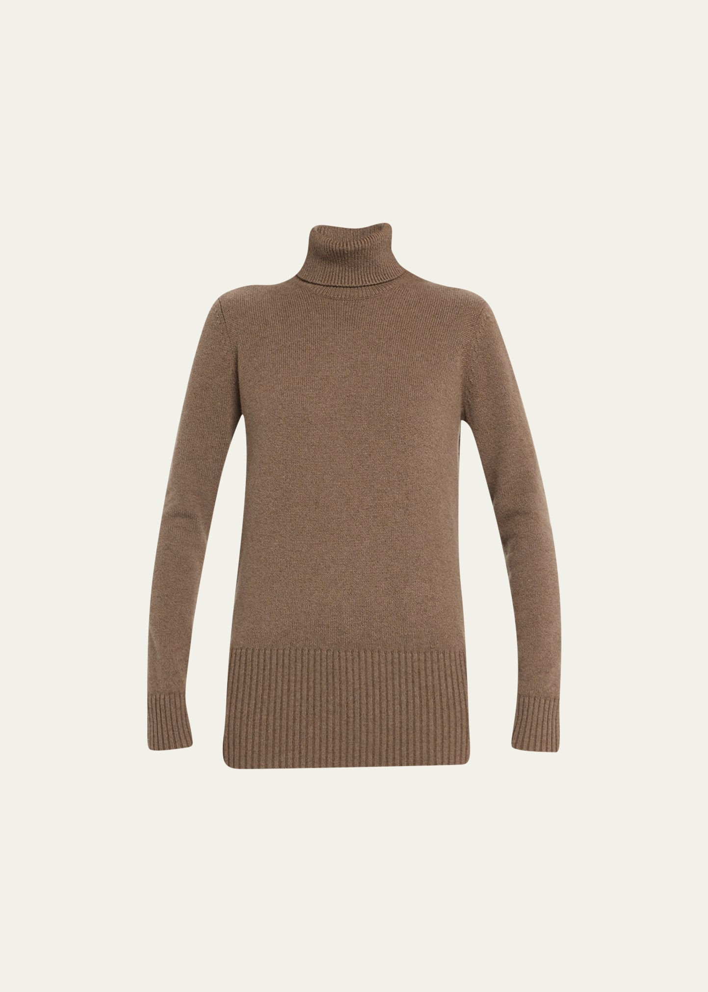 Michael Kors Cashmere Turtleneck Sweater In Mocha Mel