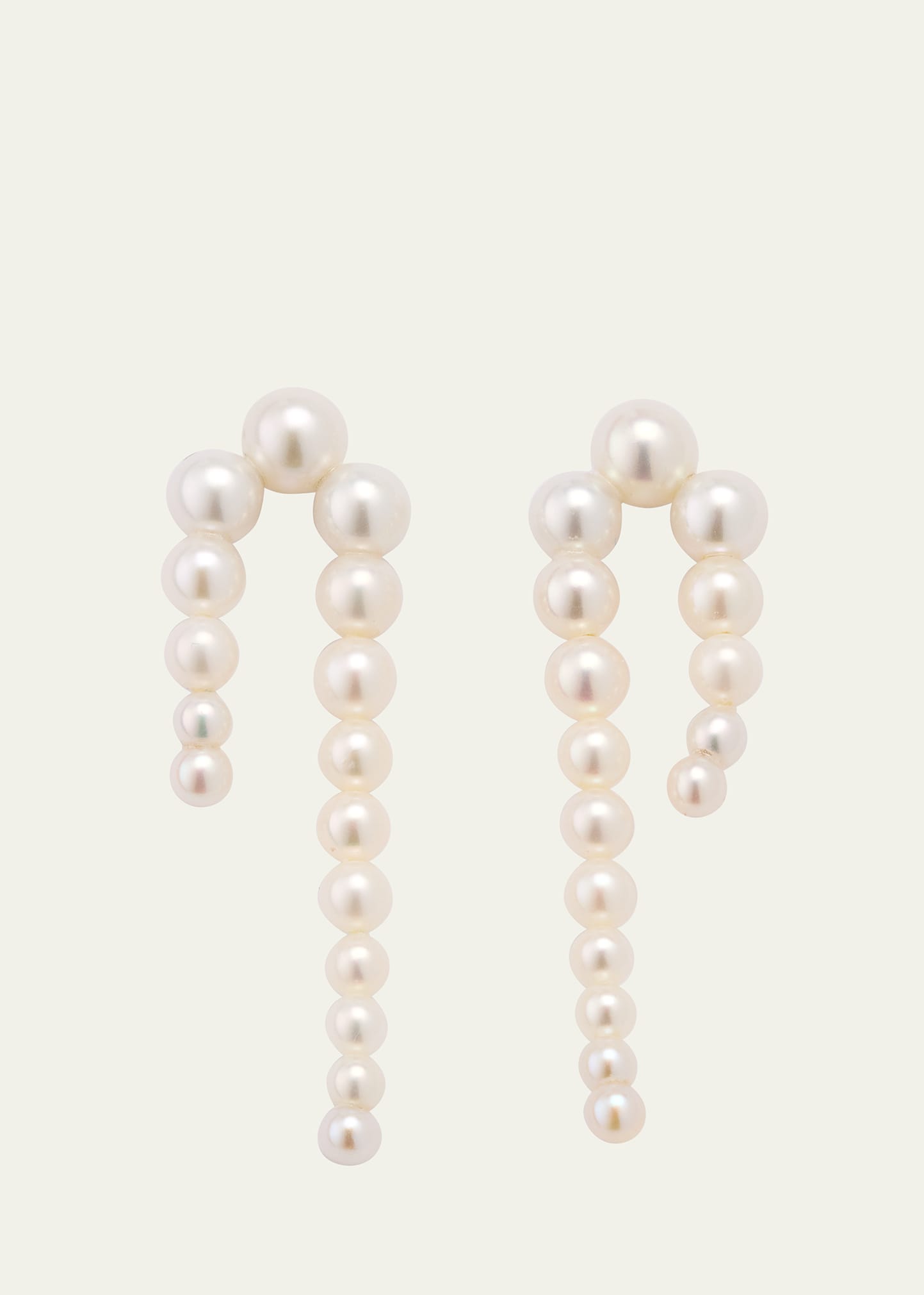 Shop Sophie Bille Brahe 14k Recycled Yg Petite Perle Nuit Earrings With Freshwater Pearls