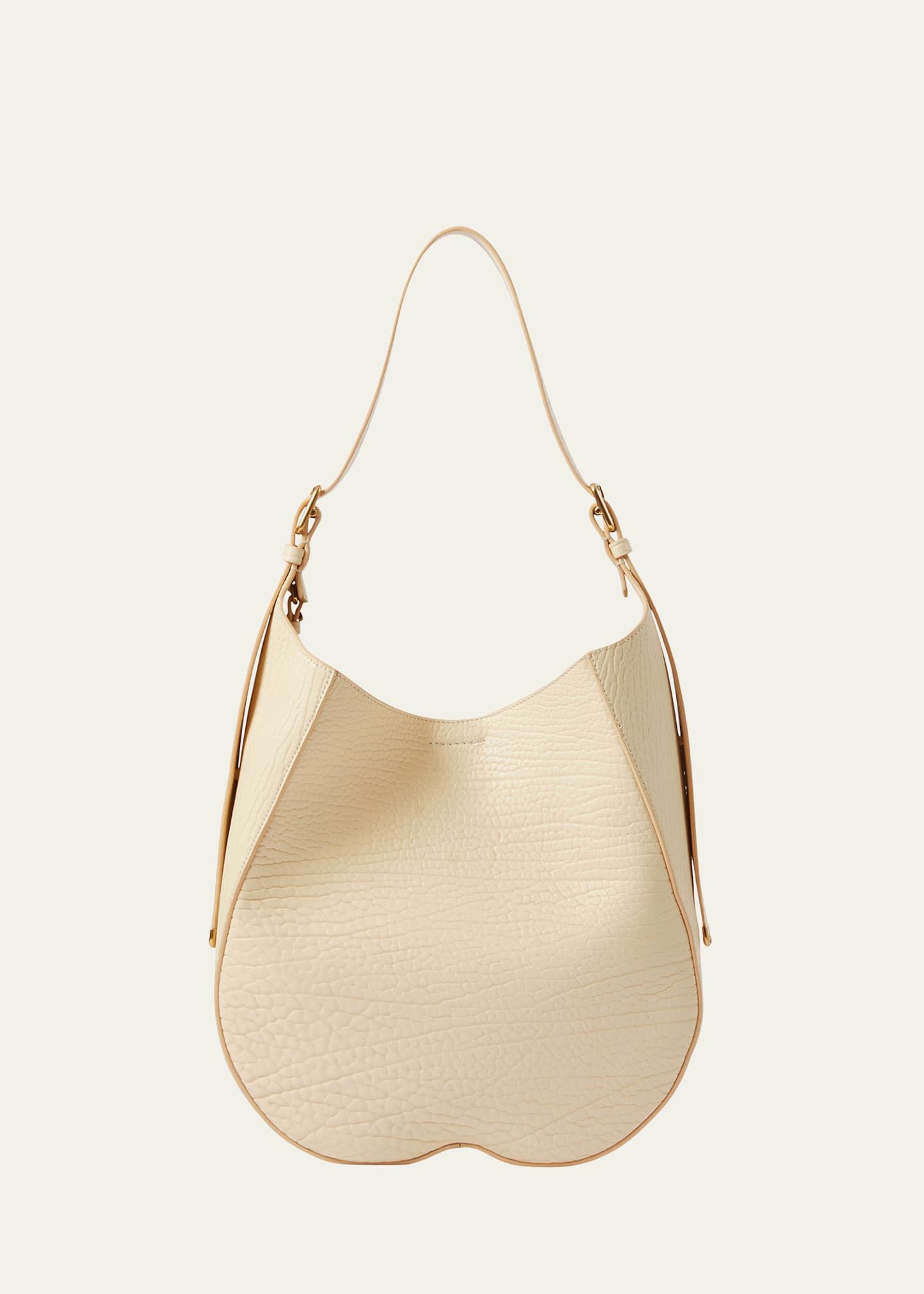 Shop Burberry Chess Medium Leather Shoulder Bag In Pearl