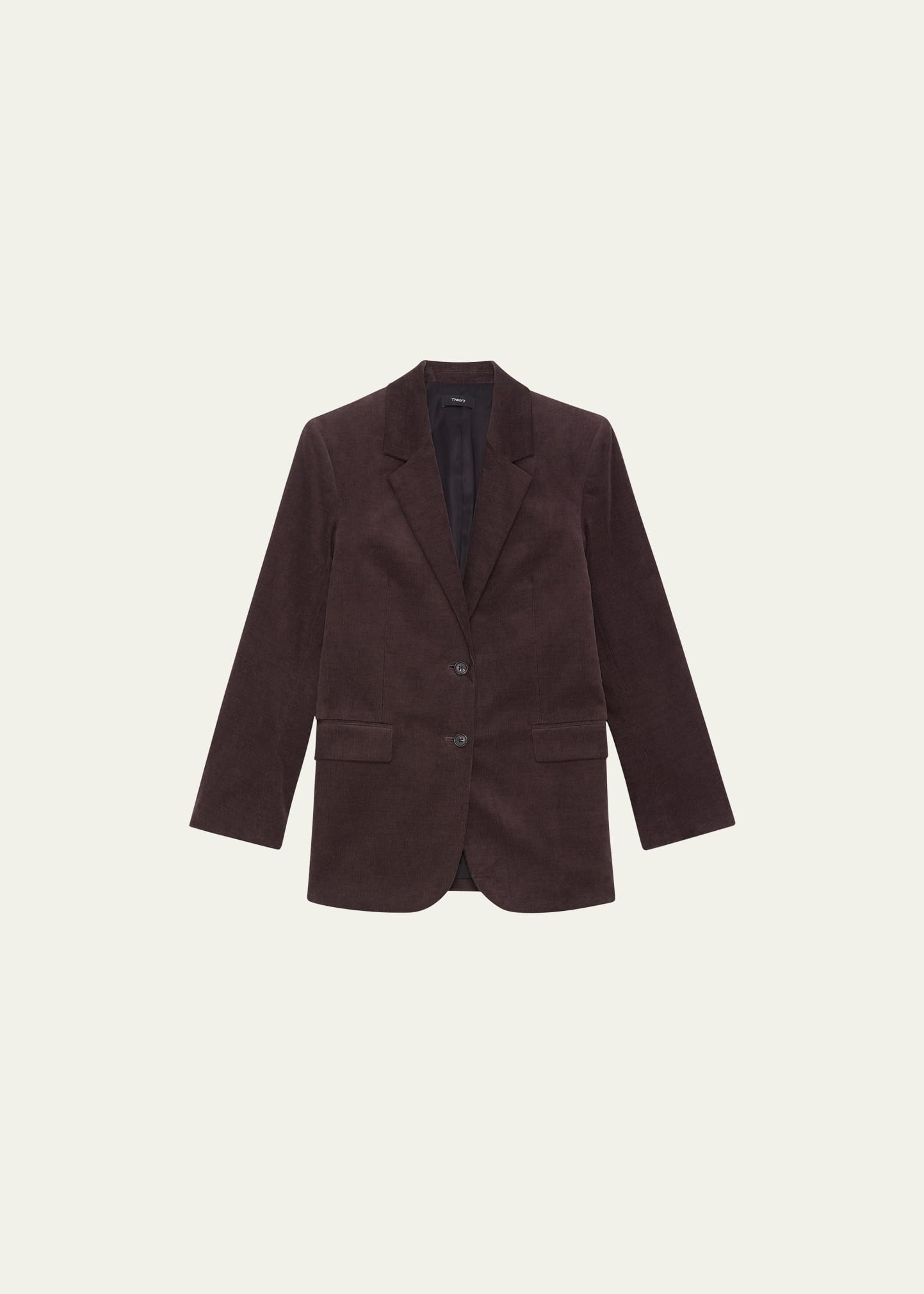 Shop Theory Slim Tailored Wool-blend Jacket In Mnk