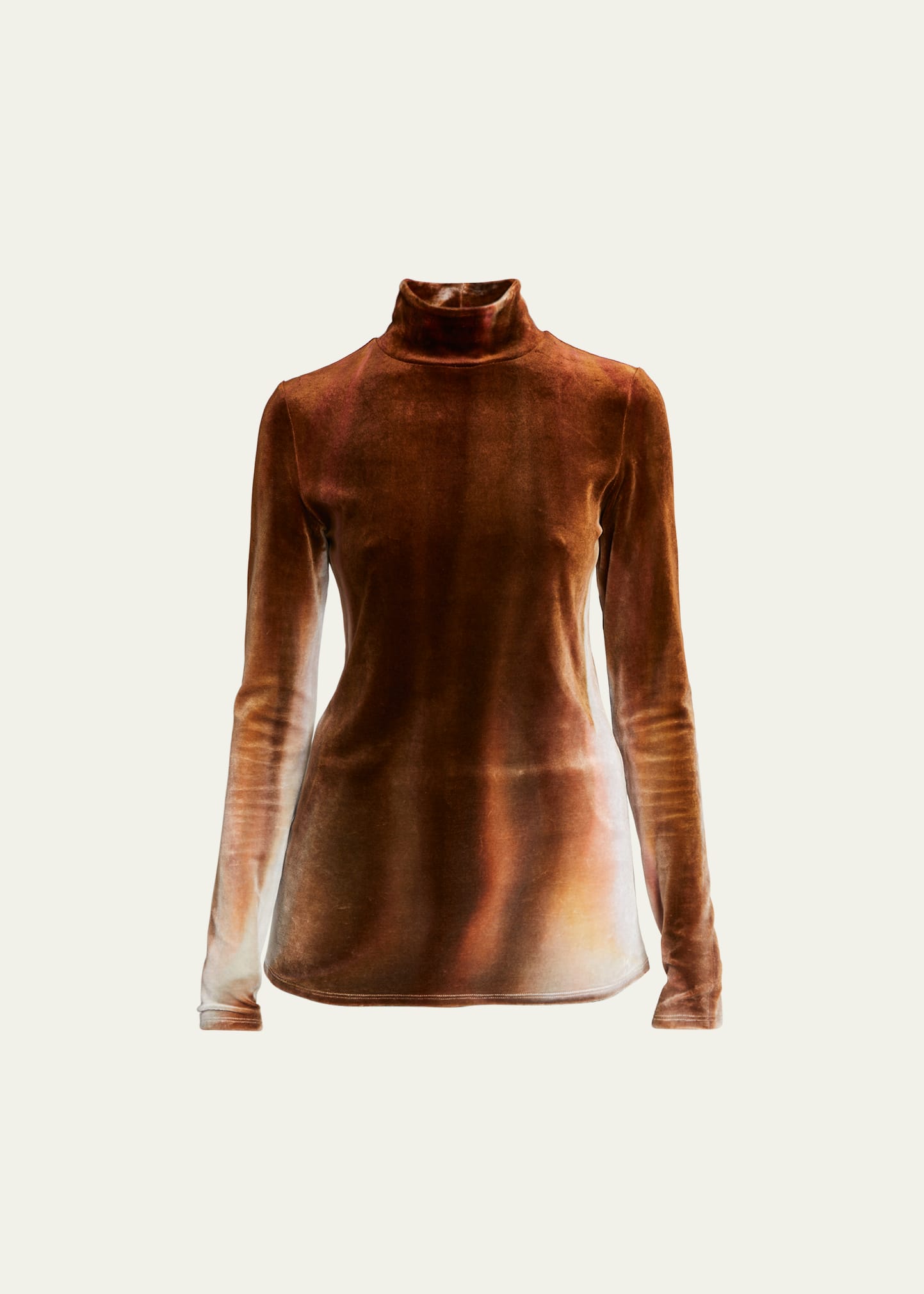 Proenza Schouler Ice-dyed Velvet Top In Umber