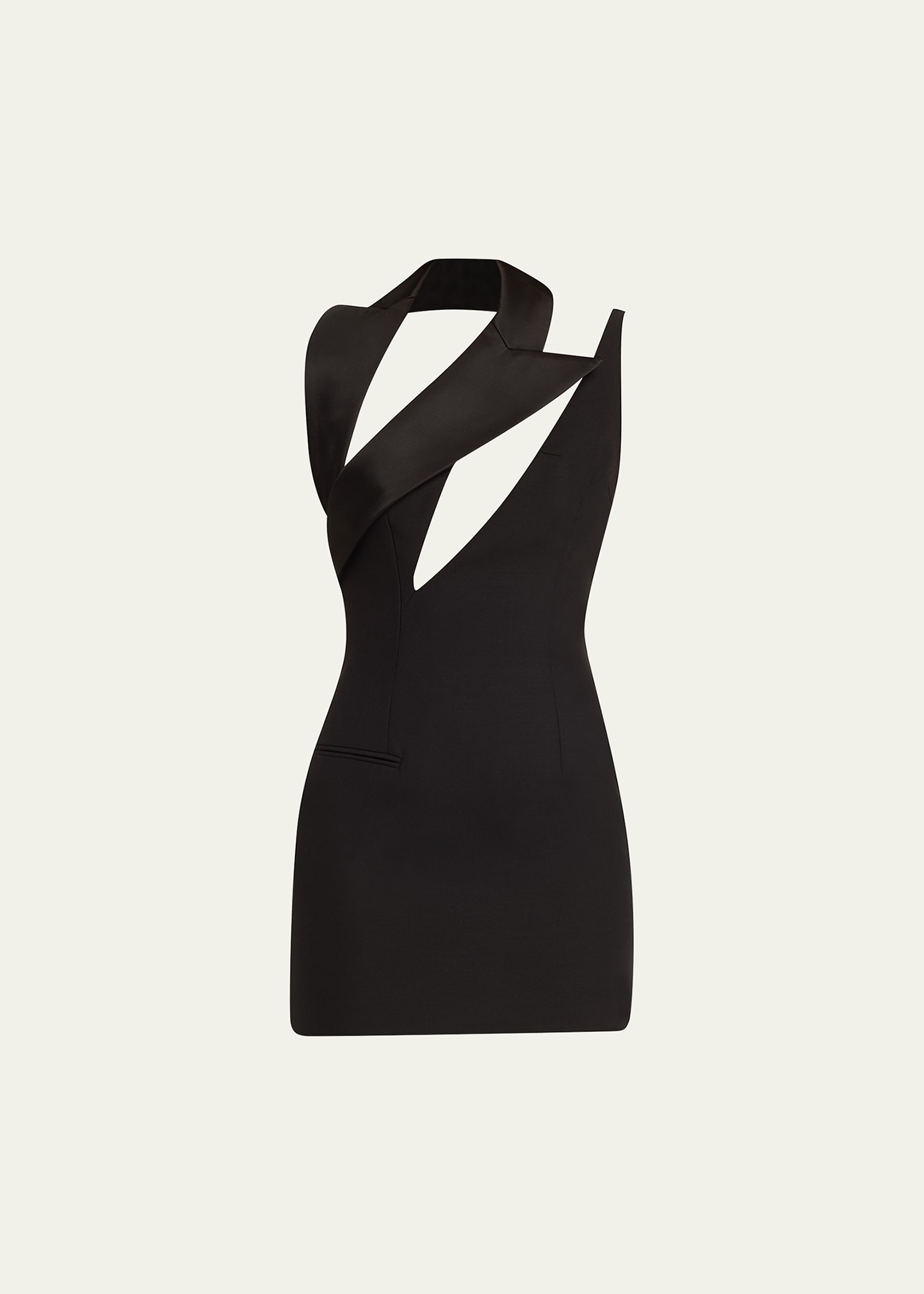laquan smith black dress Lace Back Dress