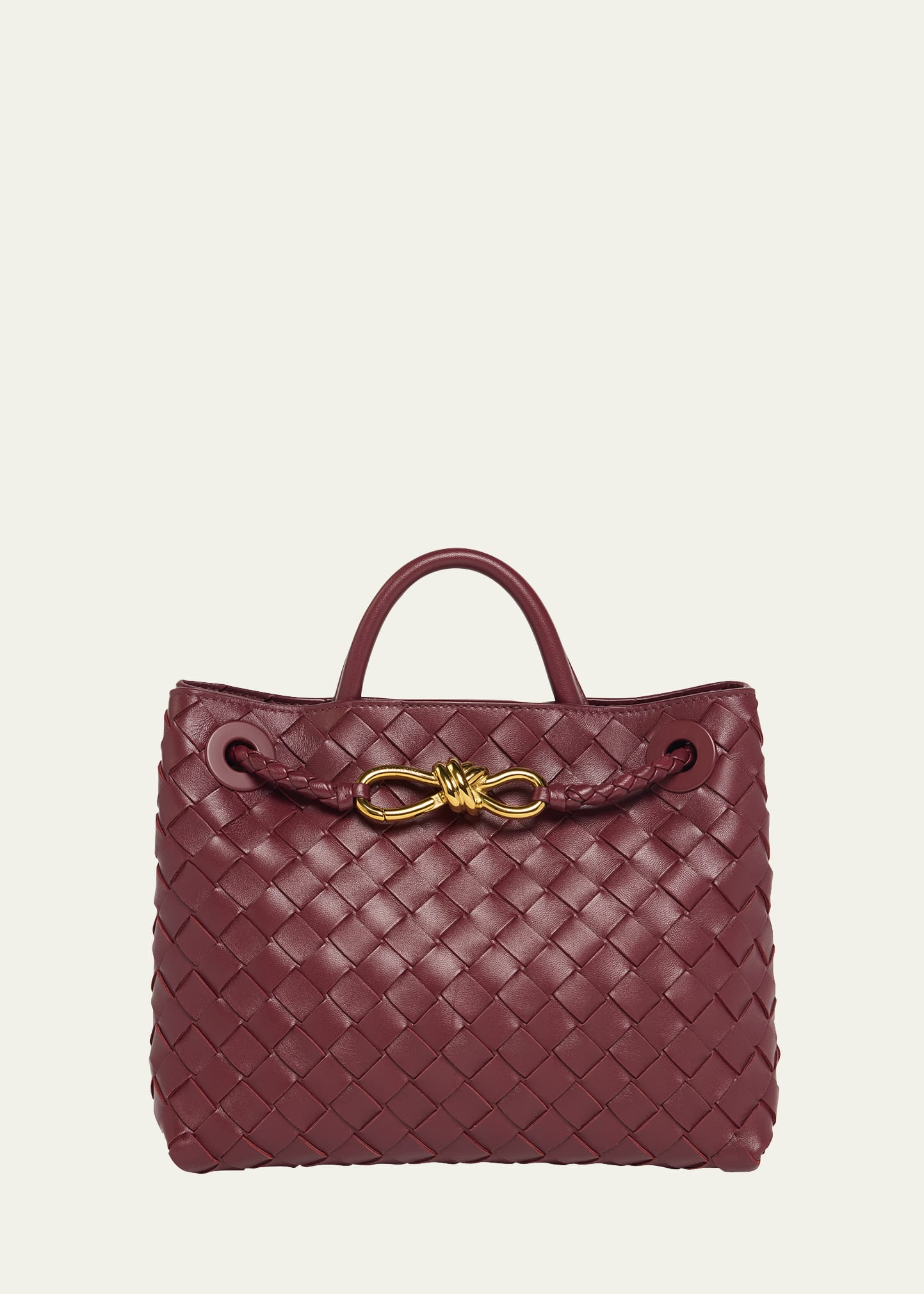 Bottega Veneta Small Andiamo Bag In Baro-m Brass