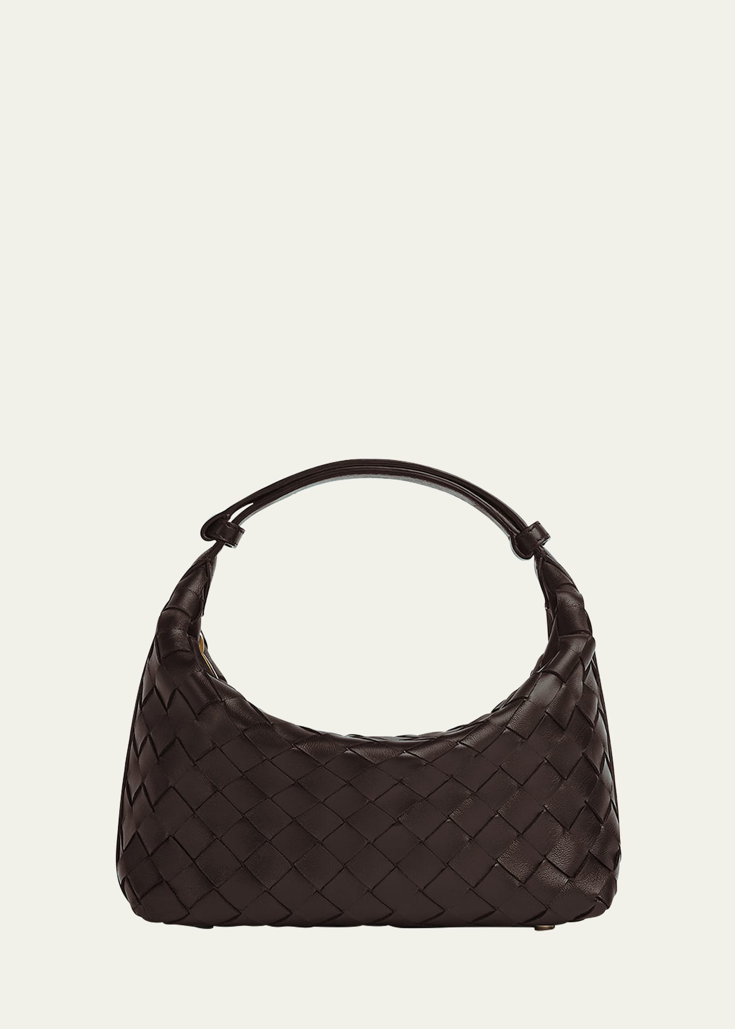 Bottega Veneta Mini Wallace Shoulder Bag In Fondant