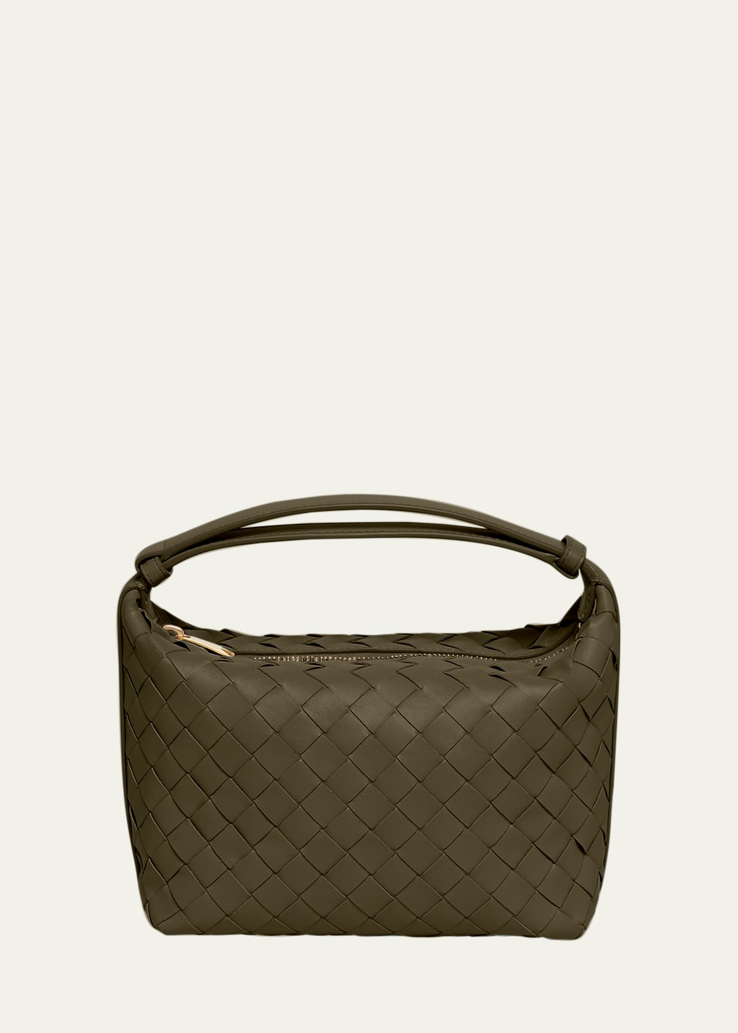 Bottega Veneta Mini Wallace Bag In Kaki