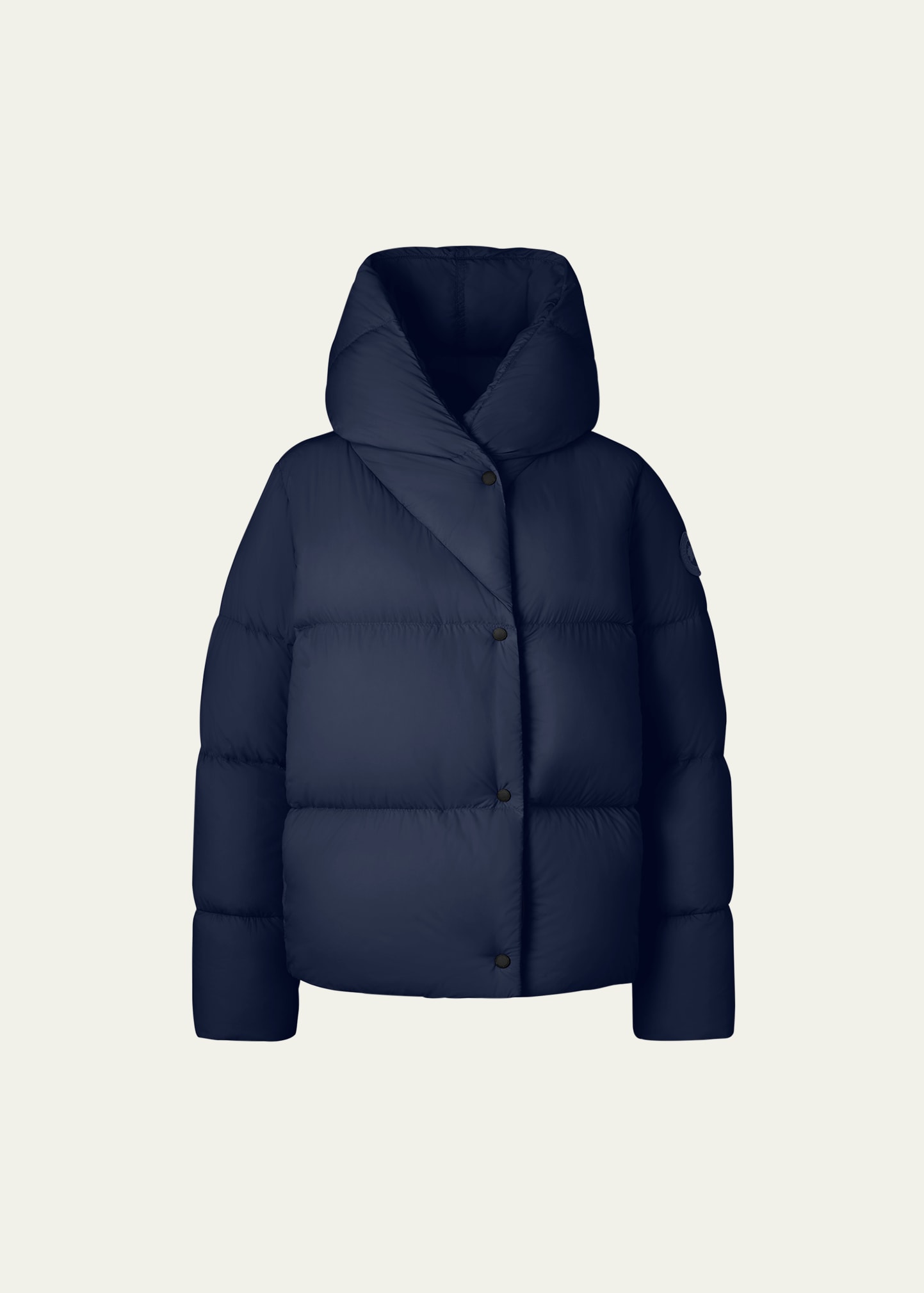 Canada Goose Rhoda Hooded Puffer Jacket In Atlantic Navy