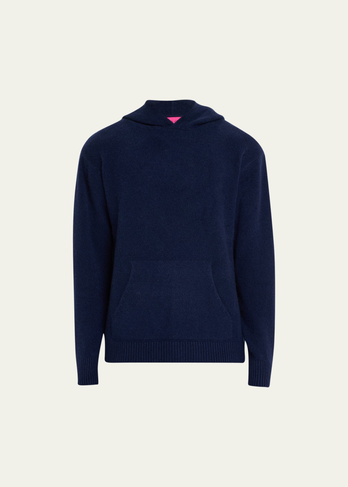 The Elder Statesman Men's Relaxed Cashmere Hoodie In Navy