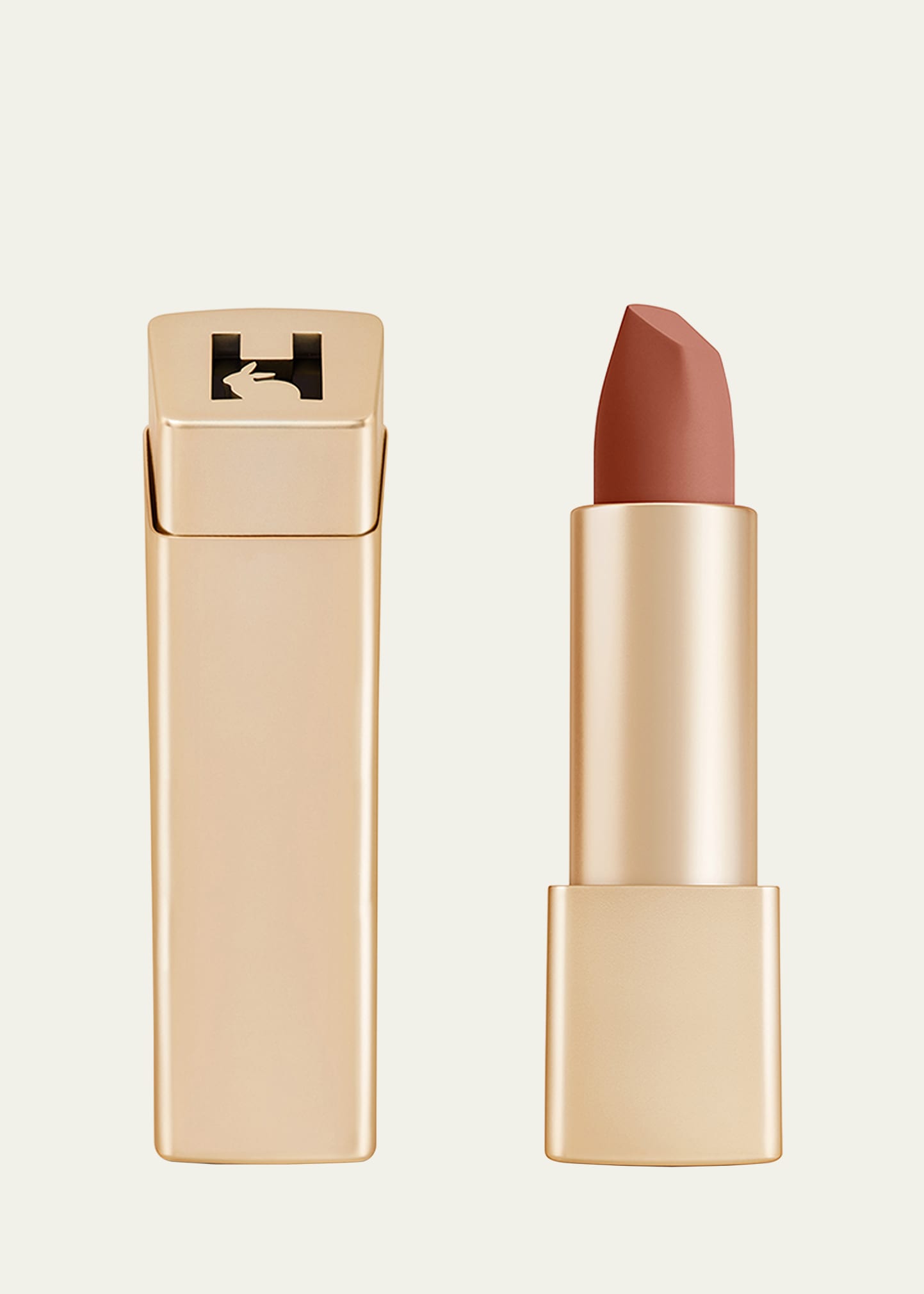 Shop Hourglass Unlocked Soft Matte Lipstick In Peony 348