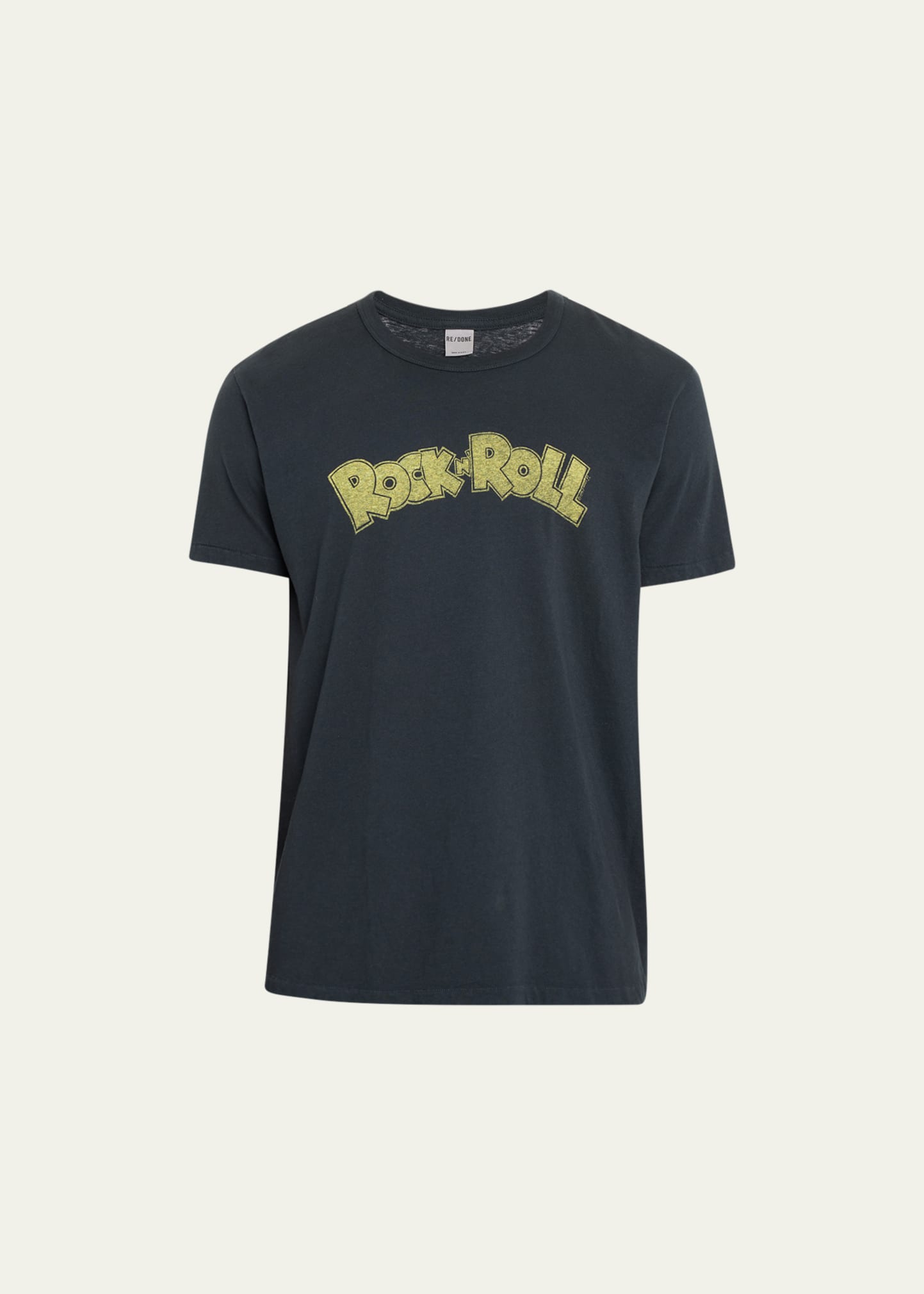 RE/DONE MEN'S FADED ROCK N ROLL CLASSIC TEE