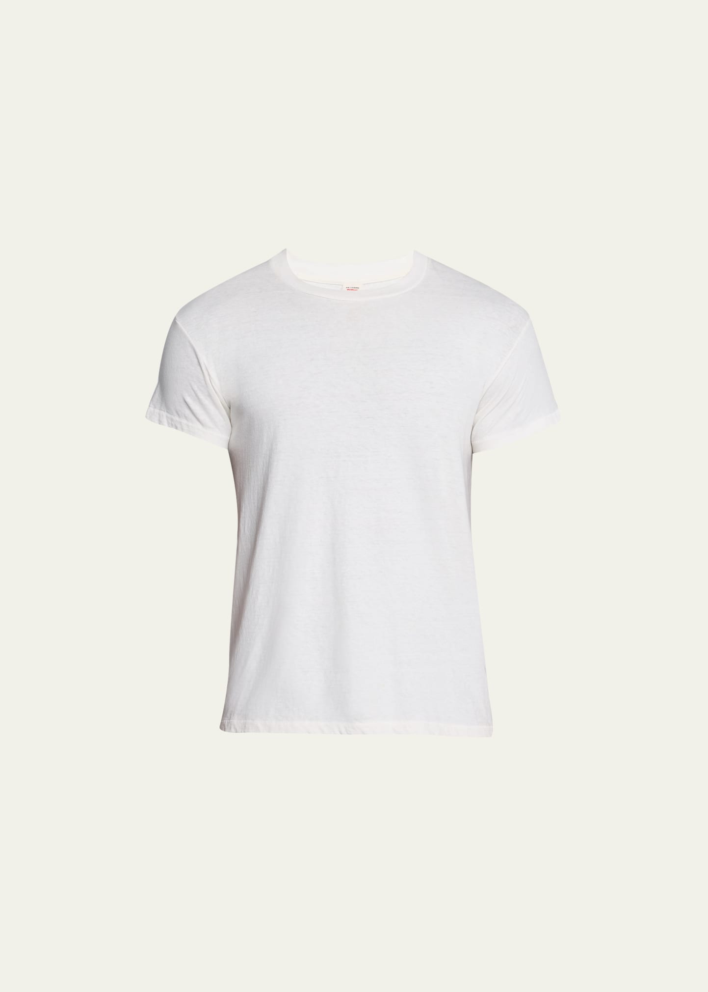 Re/done Short-sleeved Classic Tee In Oldwhite