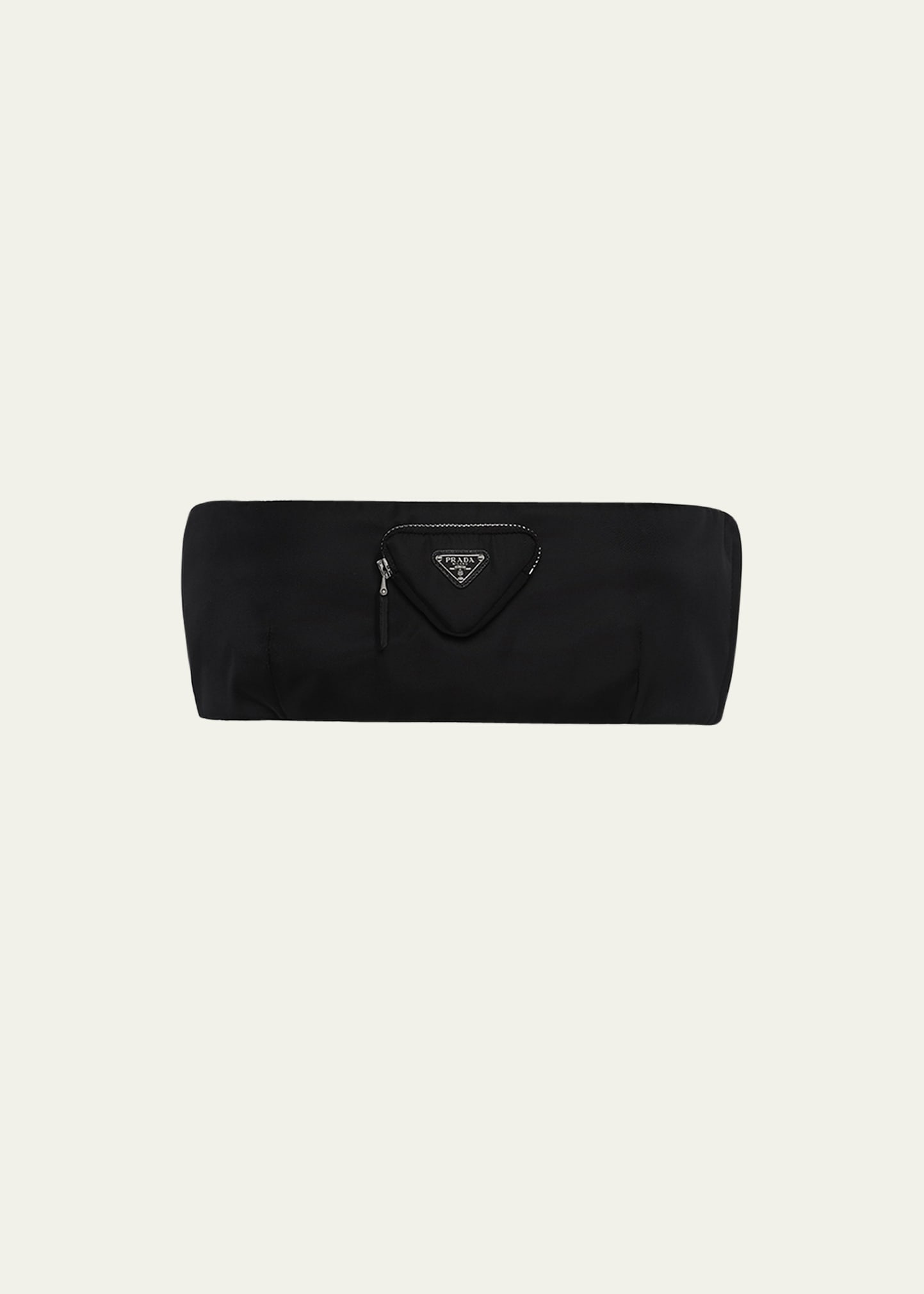 Prada Logo Pencil Case In Black, ModeSens