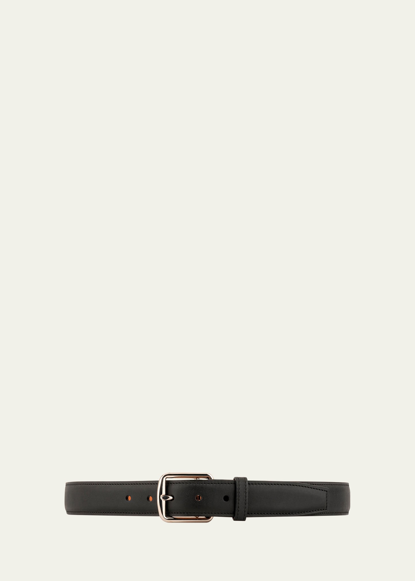 Vaincourt Paris Men's Le Desirable Leather Belt In Black