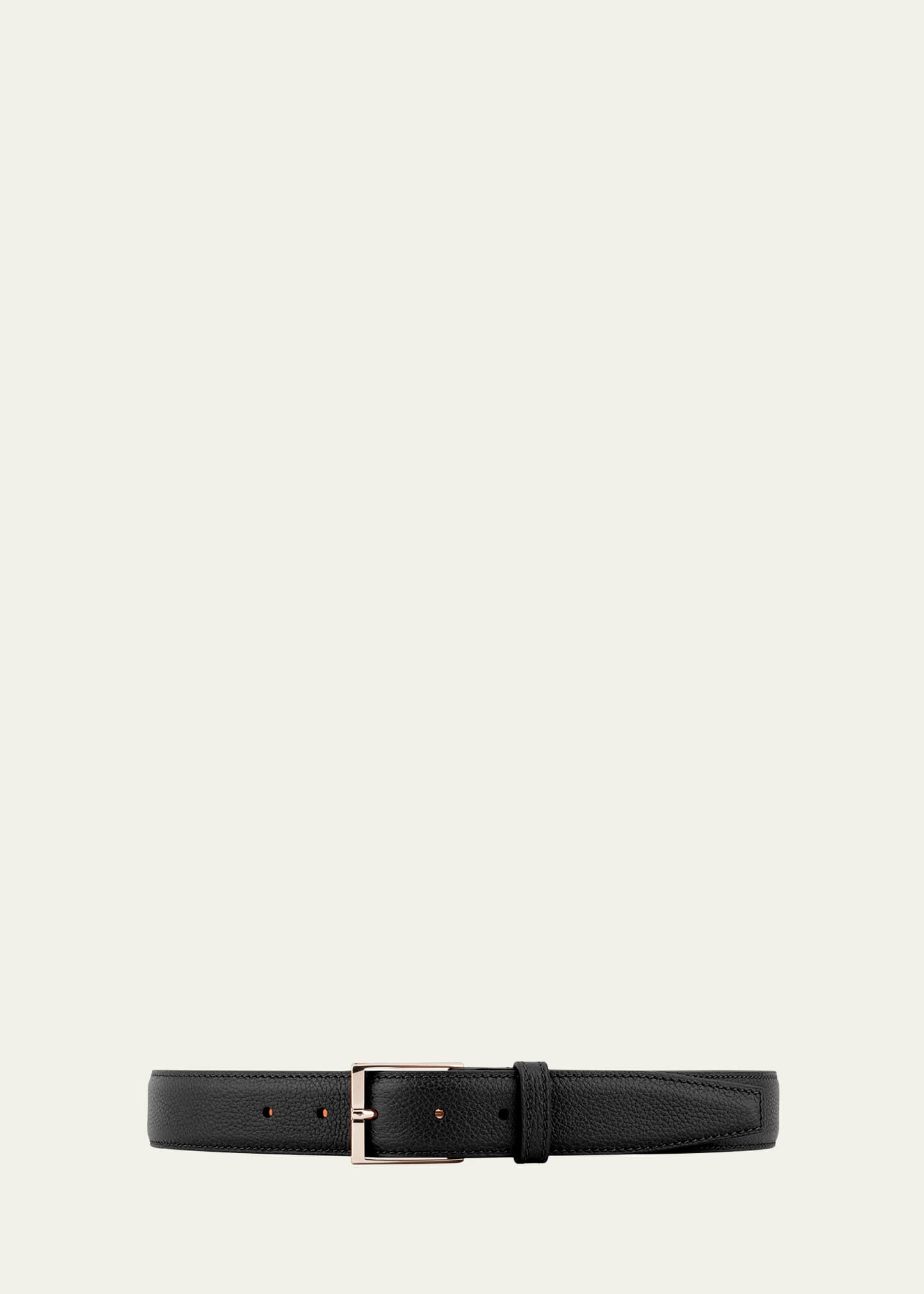 Vaincourt Paris Men's Le Seduisant Reversible Leather Belt In Black