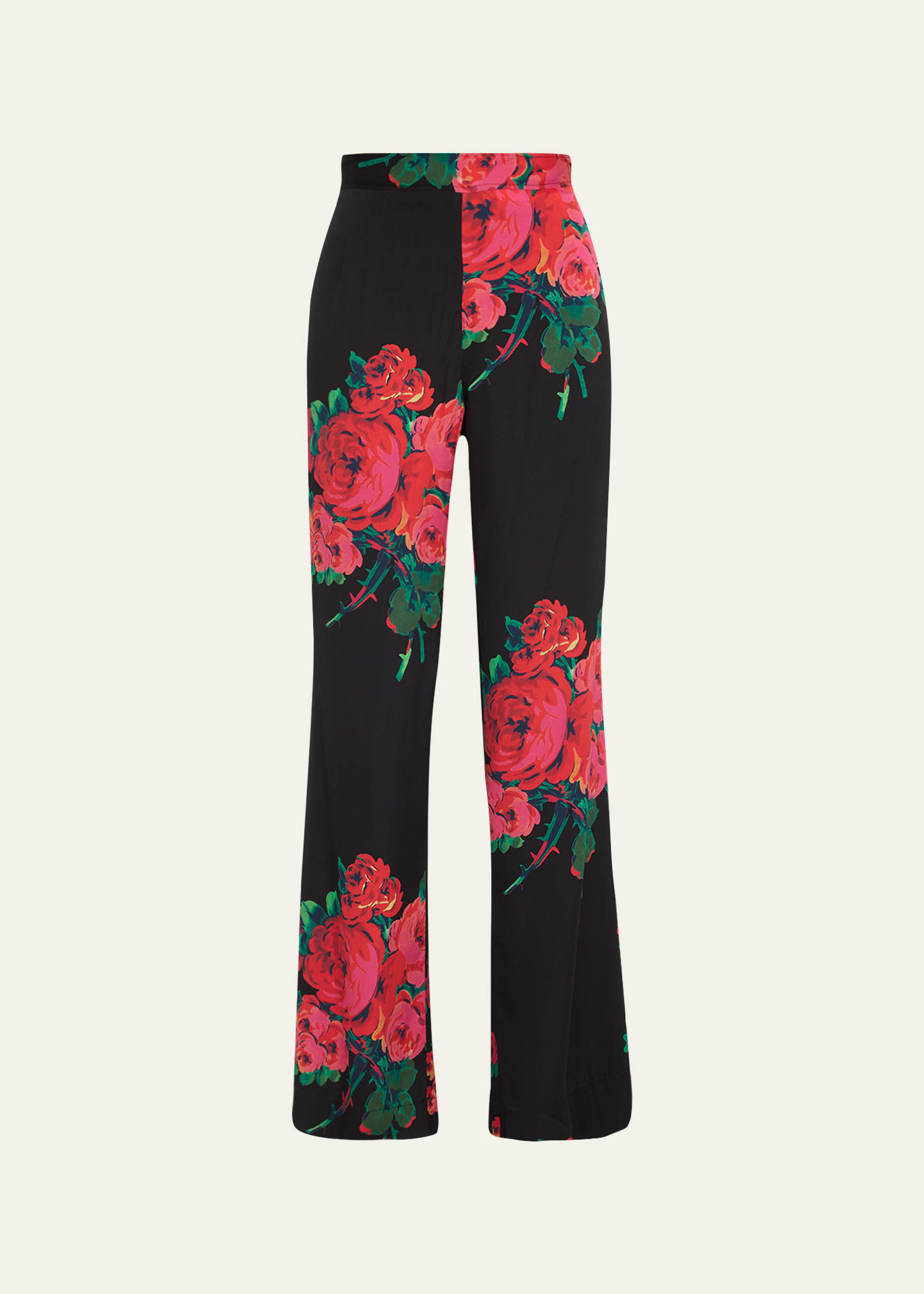 Libertine Seville Rose Printed Slim Aarons Pants