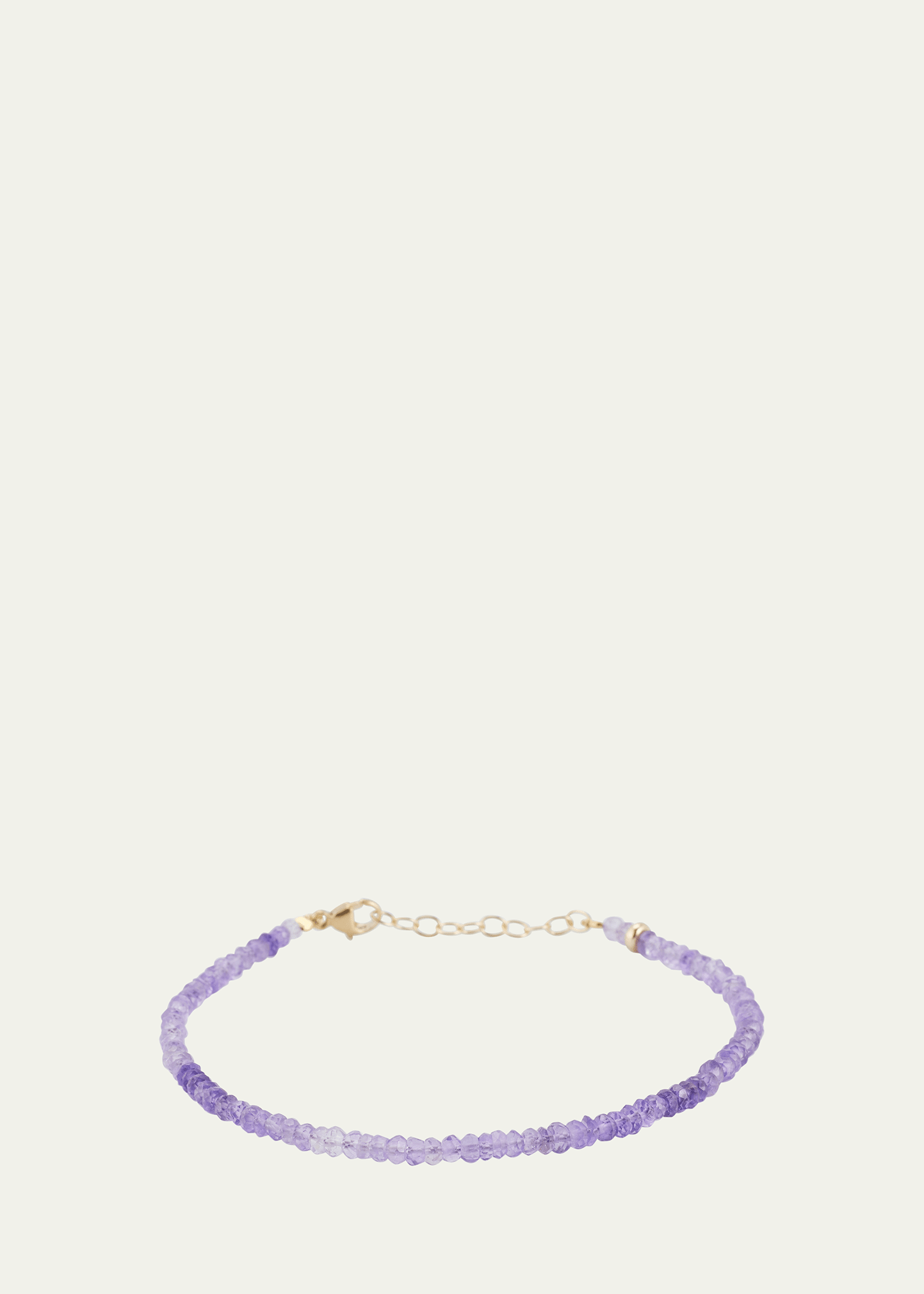 Jia Jia Happy Gold Amethyst Bracelet In Purple