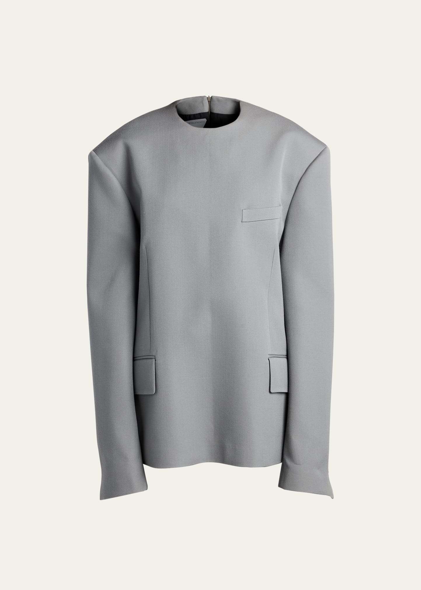 BOTTEGA VENETA COMPACT WOOL JACKET