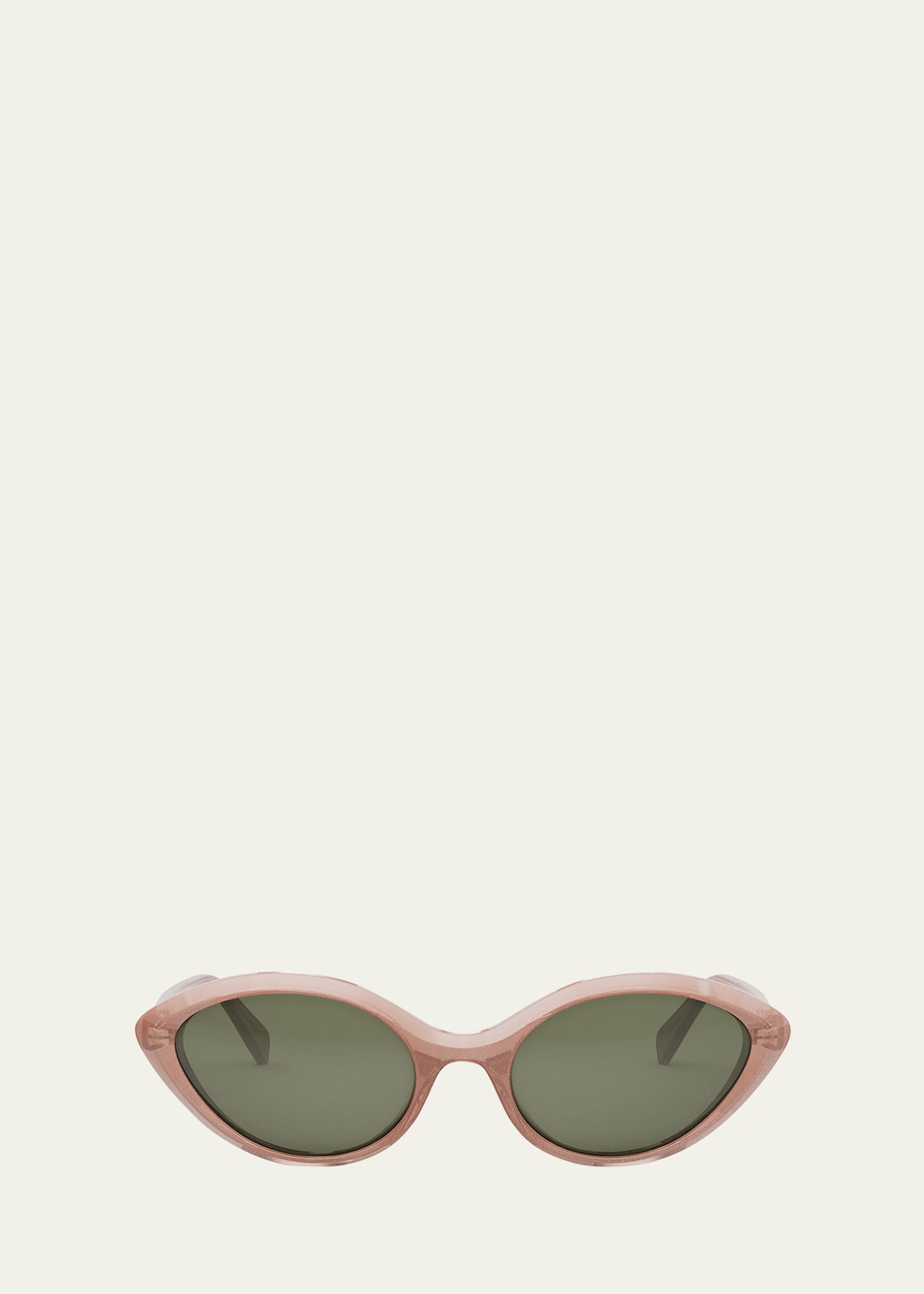 Celine Triomphe Thin Acetate Cat-Eye Sunglasses
