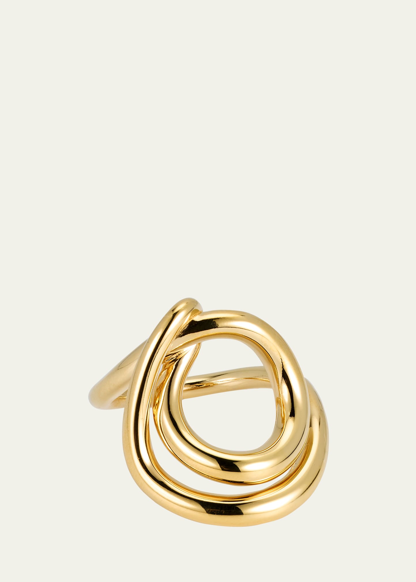 18K Gold Vermeil Bague Lasso Ring