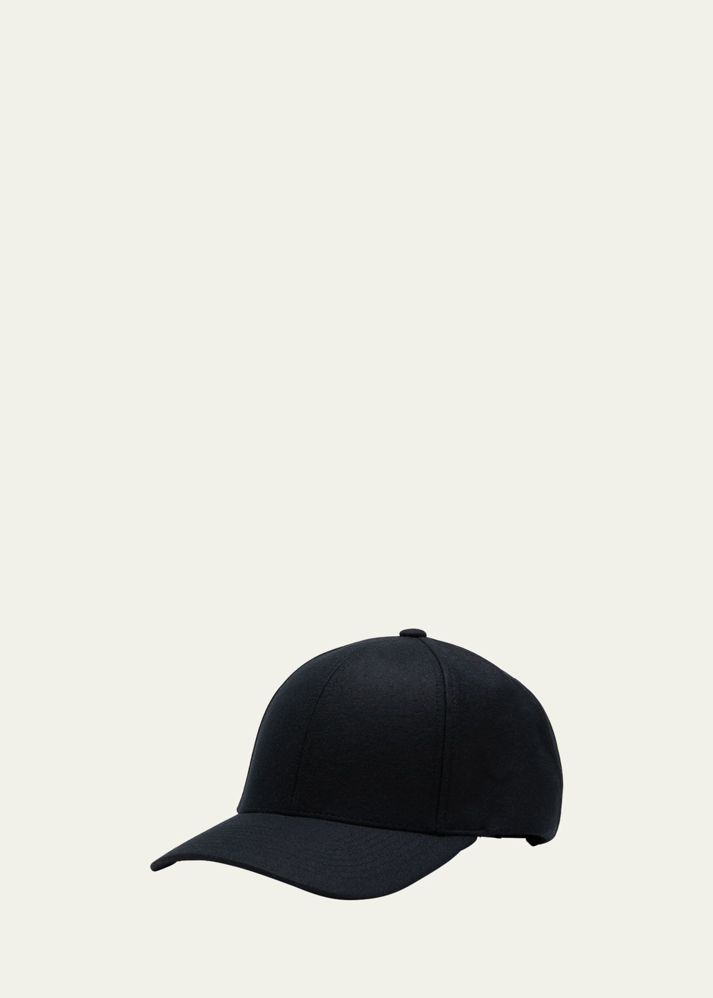 Shop Varsity Headwear Men's Wool 6-panel Baseball Cap In Black