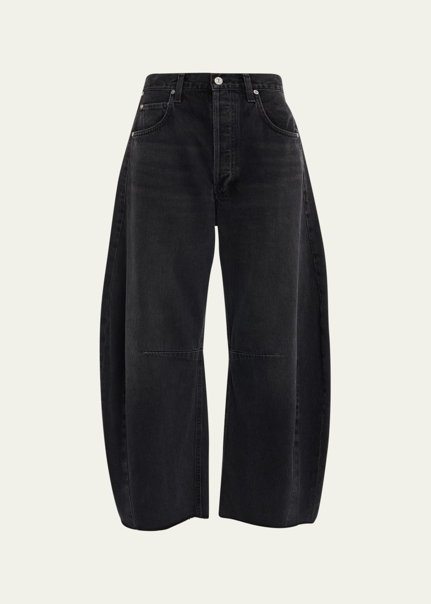 Citizens Of Humanity Horseshoe Cropped Raw Hem Jeans In Sonnet