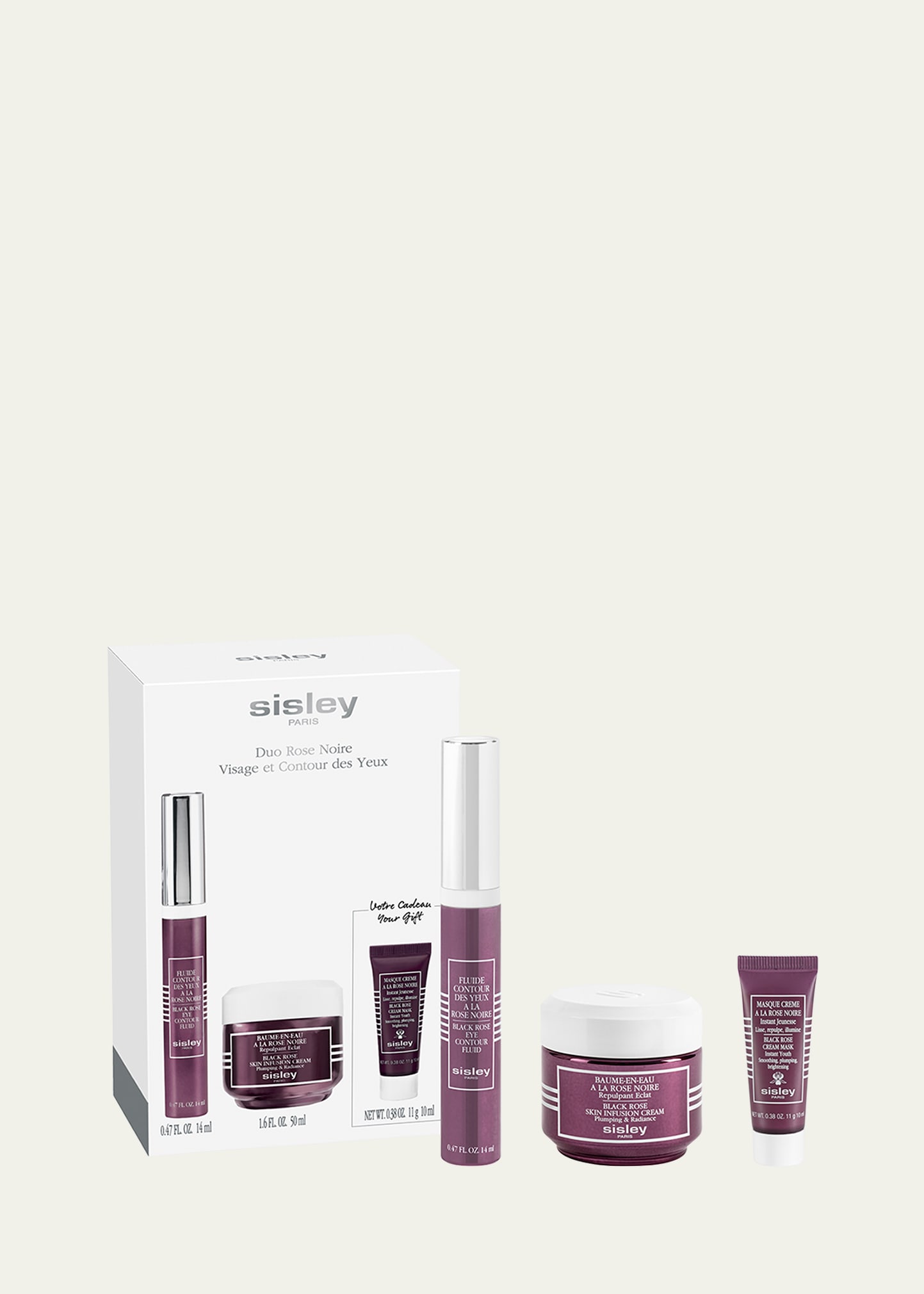 Sisley Paris Black Rose Duo Set In Purple