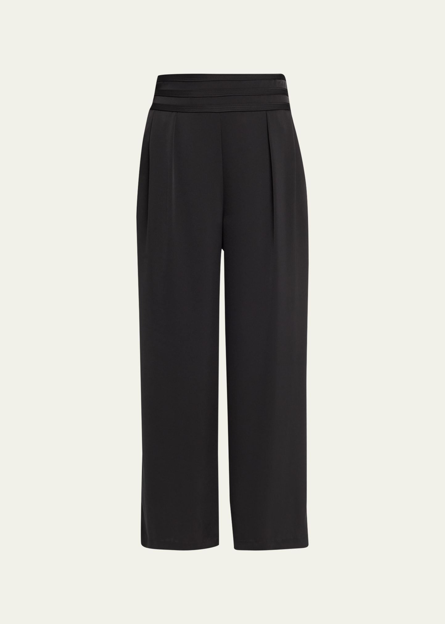 RAMY BROOK JOSS CROPPED WIDE-LEG PANTS