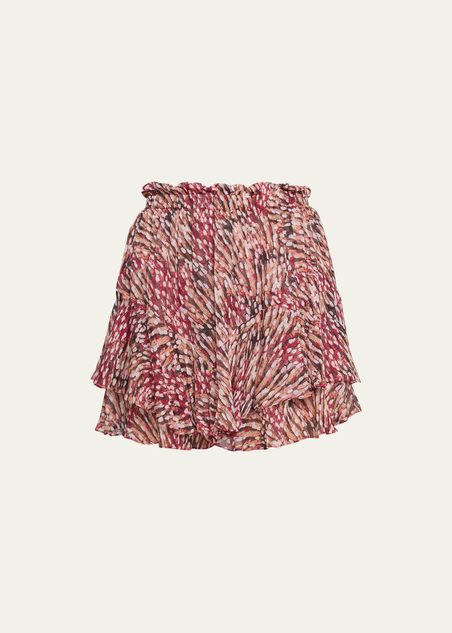 Sornel Tiered Pull-On Shorts