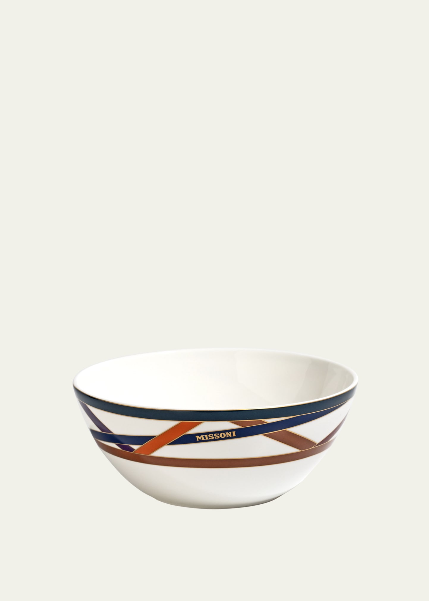 Shop Missoni Nastri Cereal Bowl In Multi