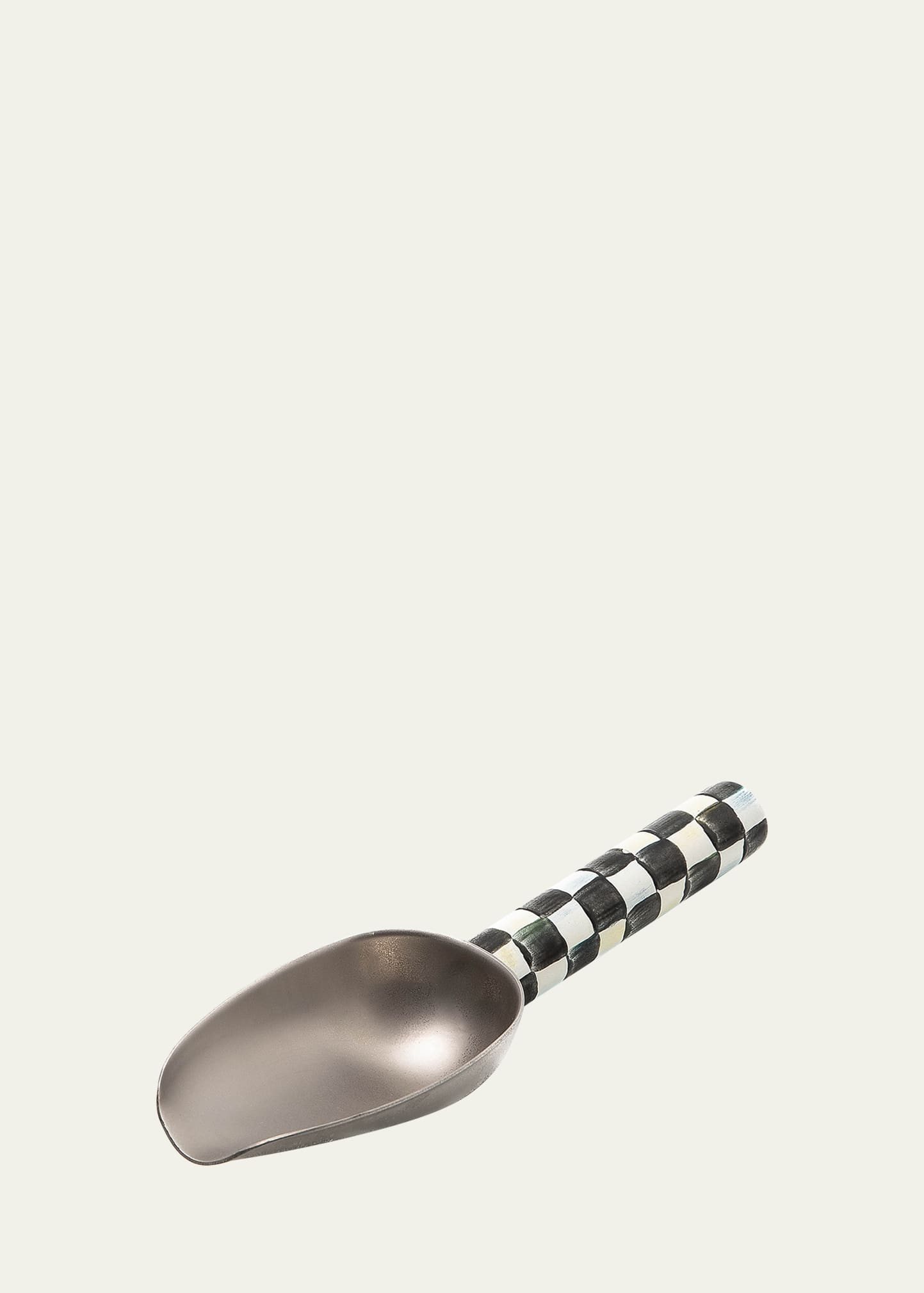 Mackenzie-childs Courtly Check Enamel Scoop, Small