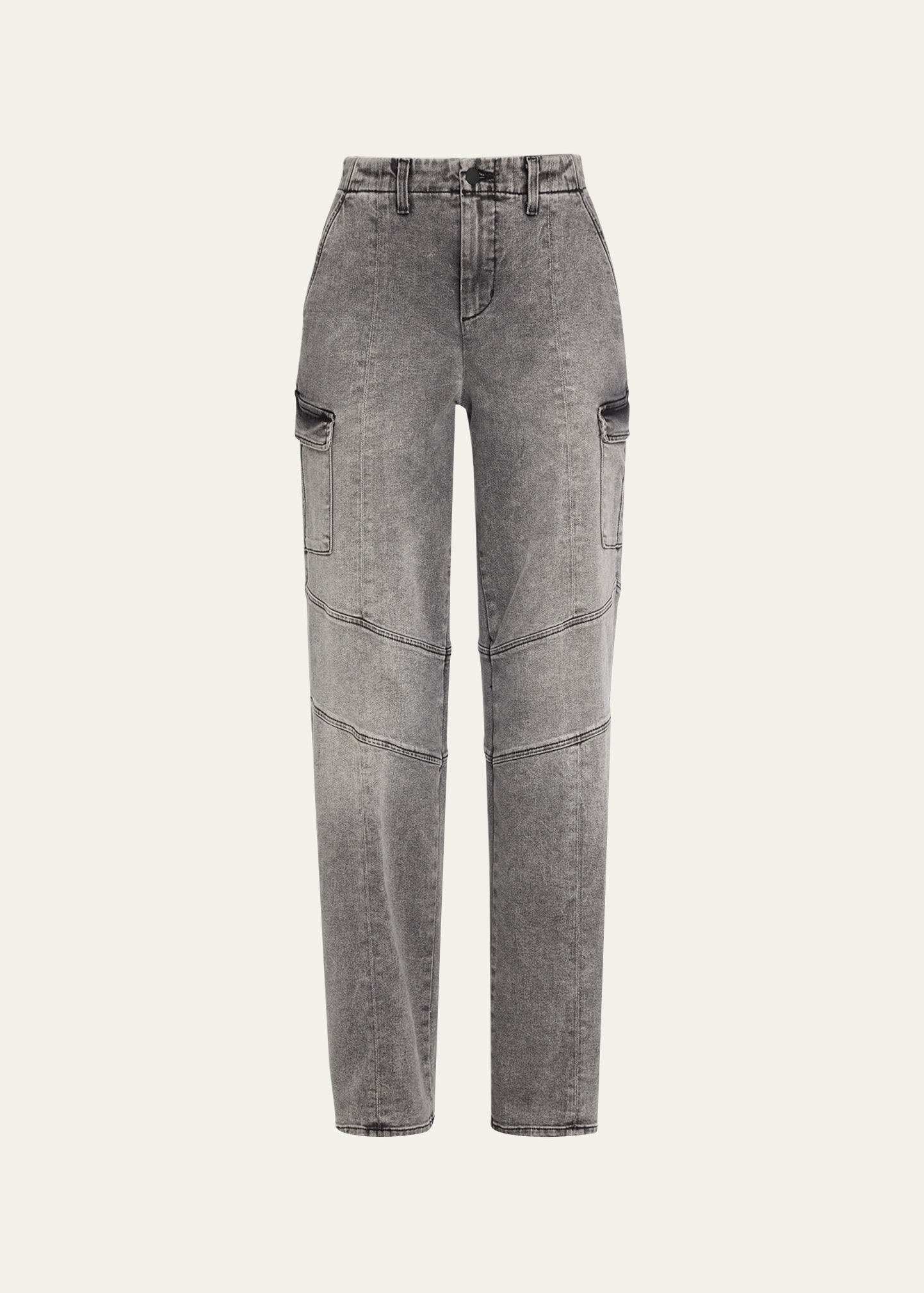 Brooklyn Mid-Rise Straight Utility Jeans