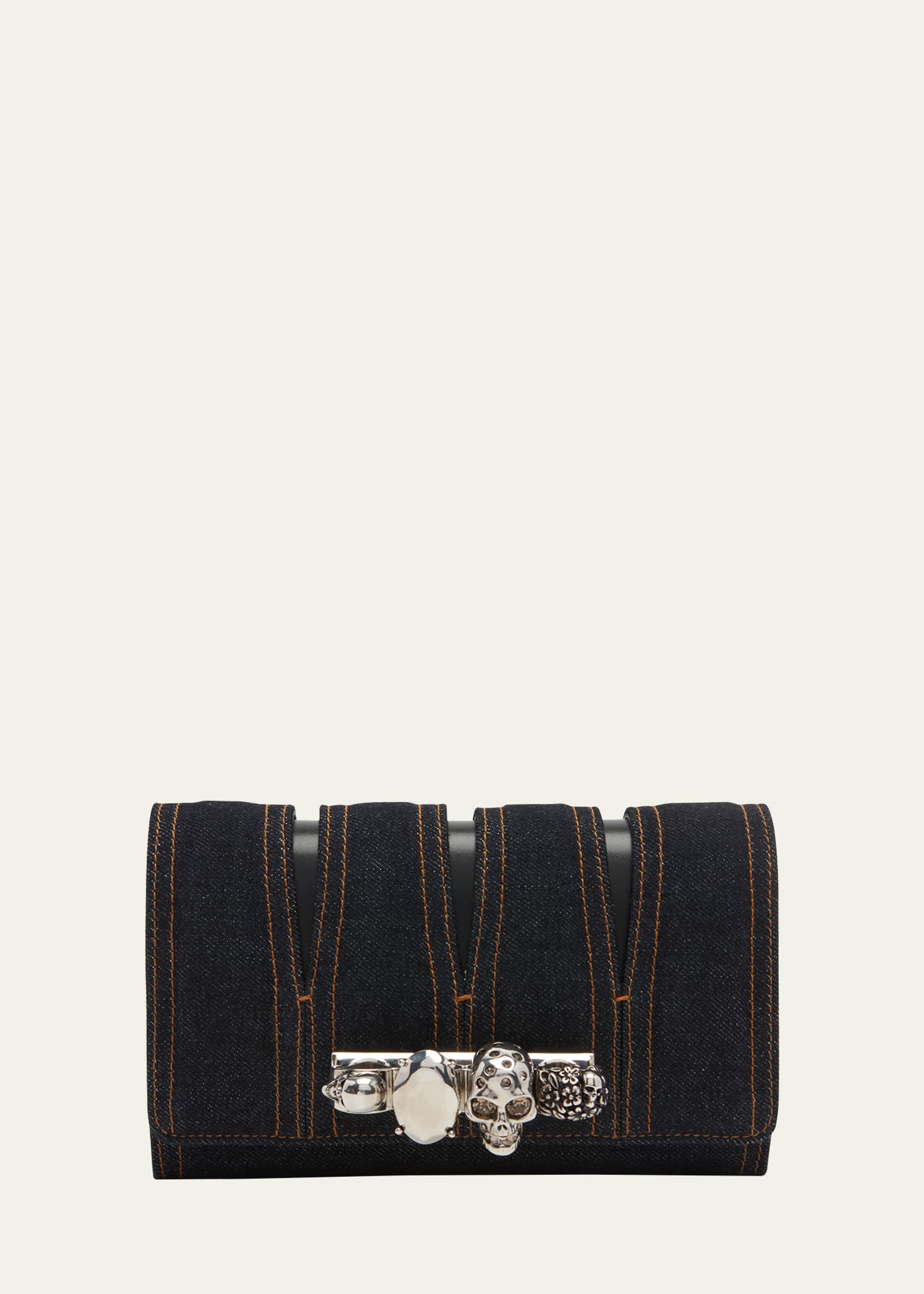 Spider Jewelled Four Ring Box Clutch' bag by Alexander McQueen