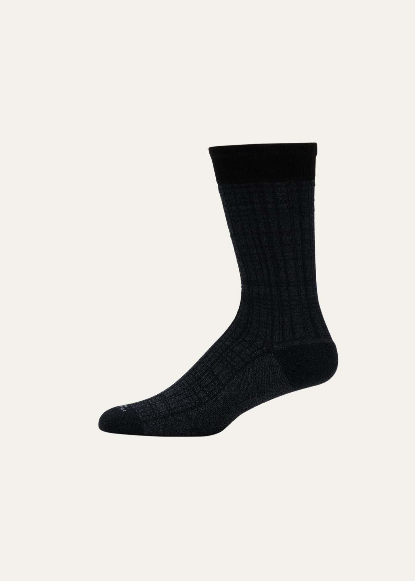Men's Tartan Check Mid-Calf Socks