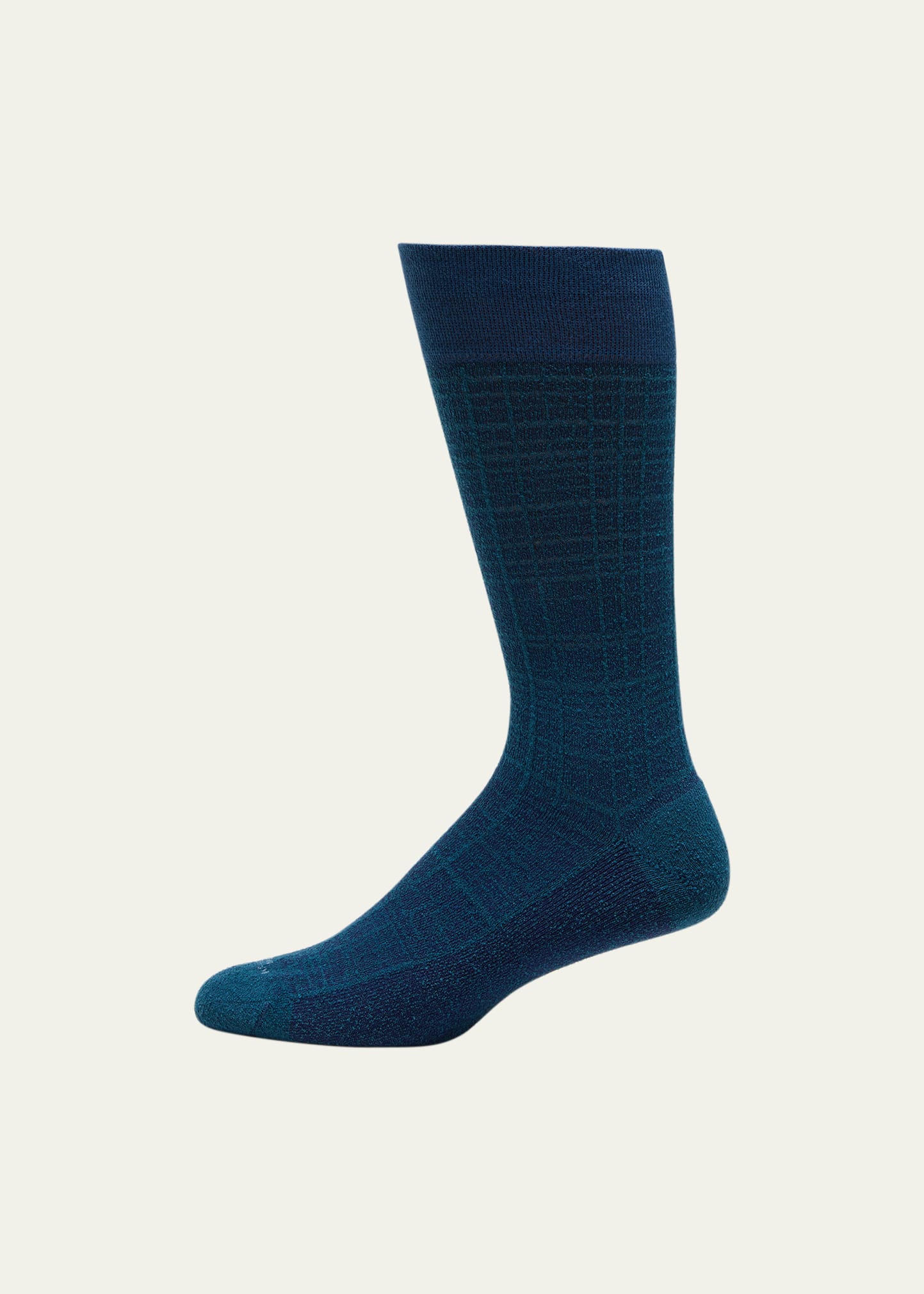 Men's Tartan Check Mid-Calf Socks