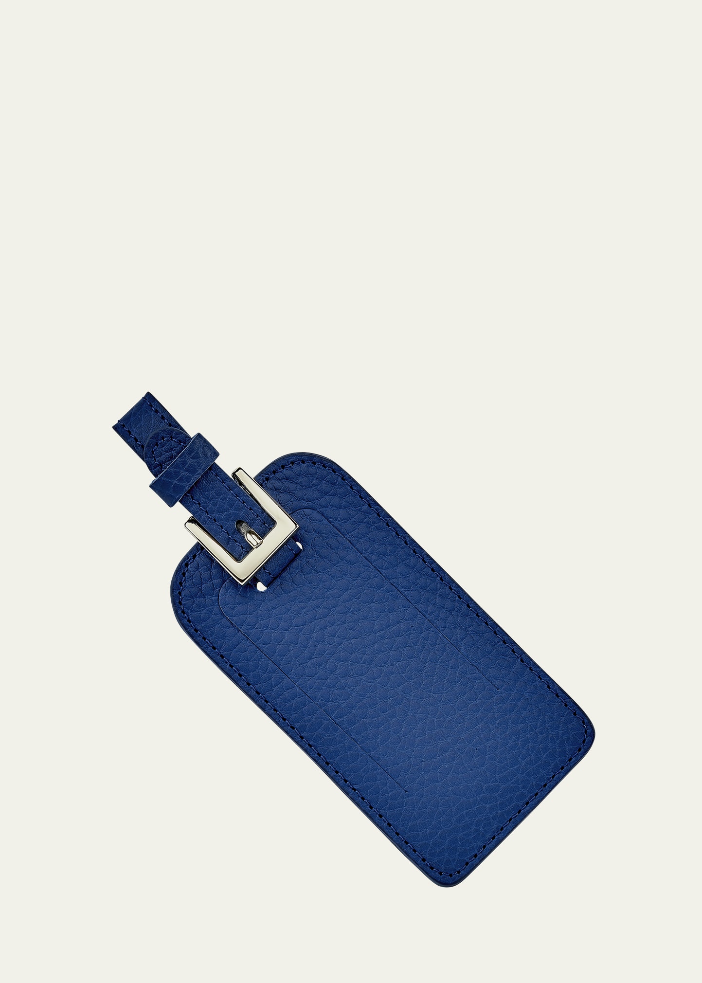 Bergdorf Goodman Leather Luggage Tag In Cobalt