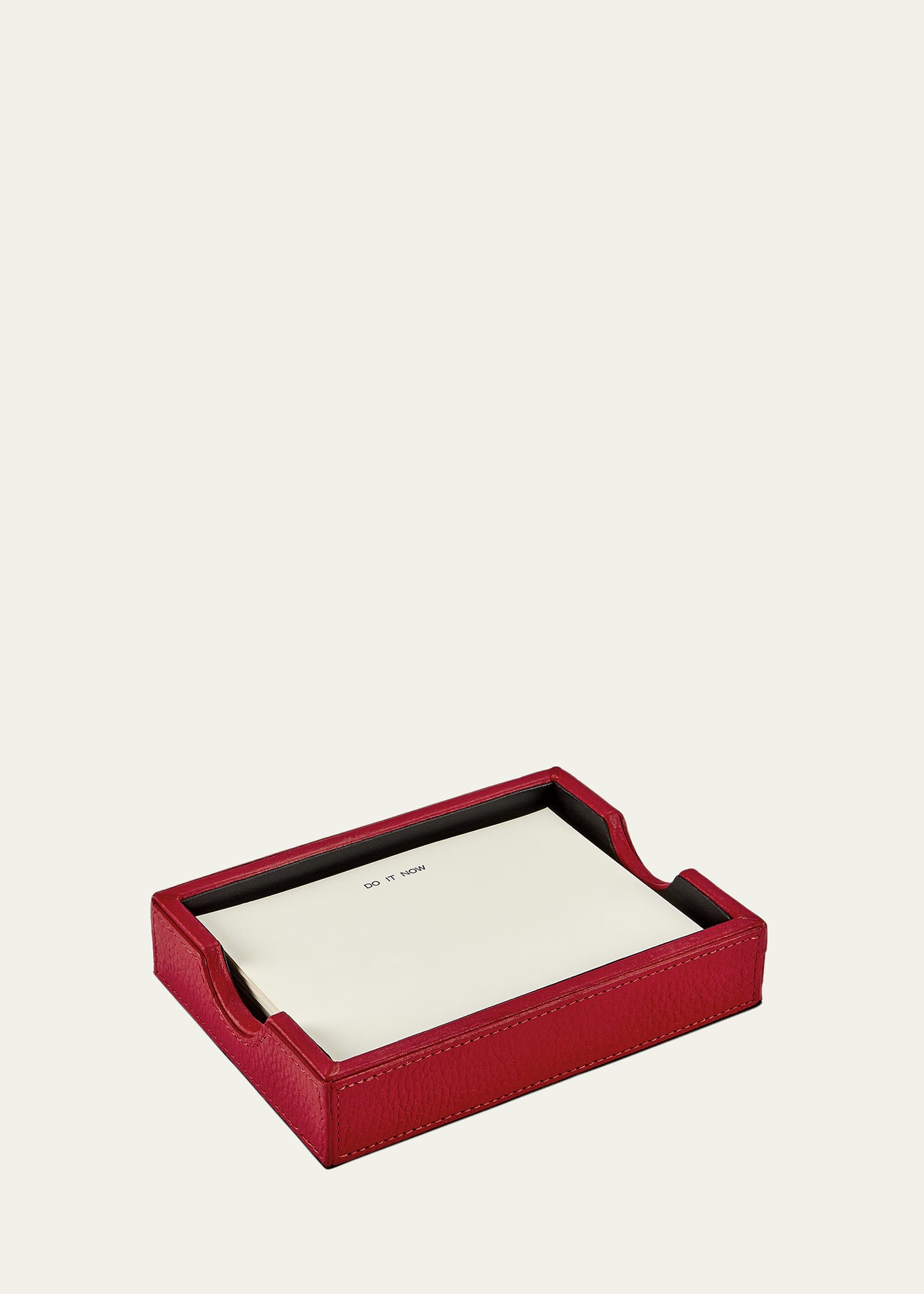 Graphic Image Memo Tray & "do It Now" Notecards Set, 100 Cards In Red